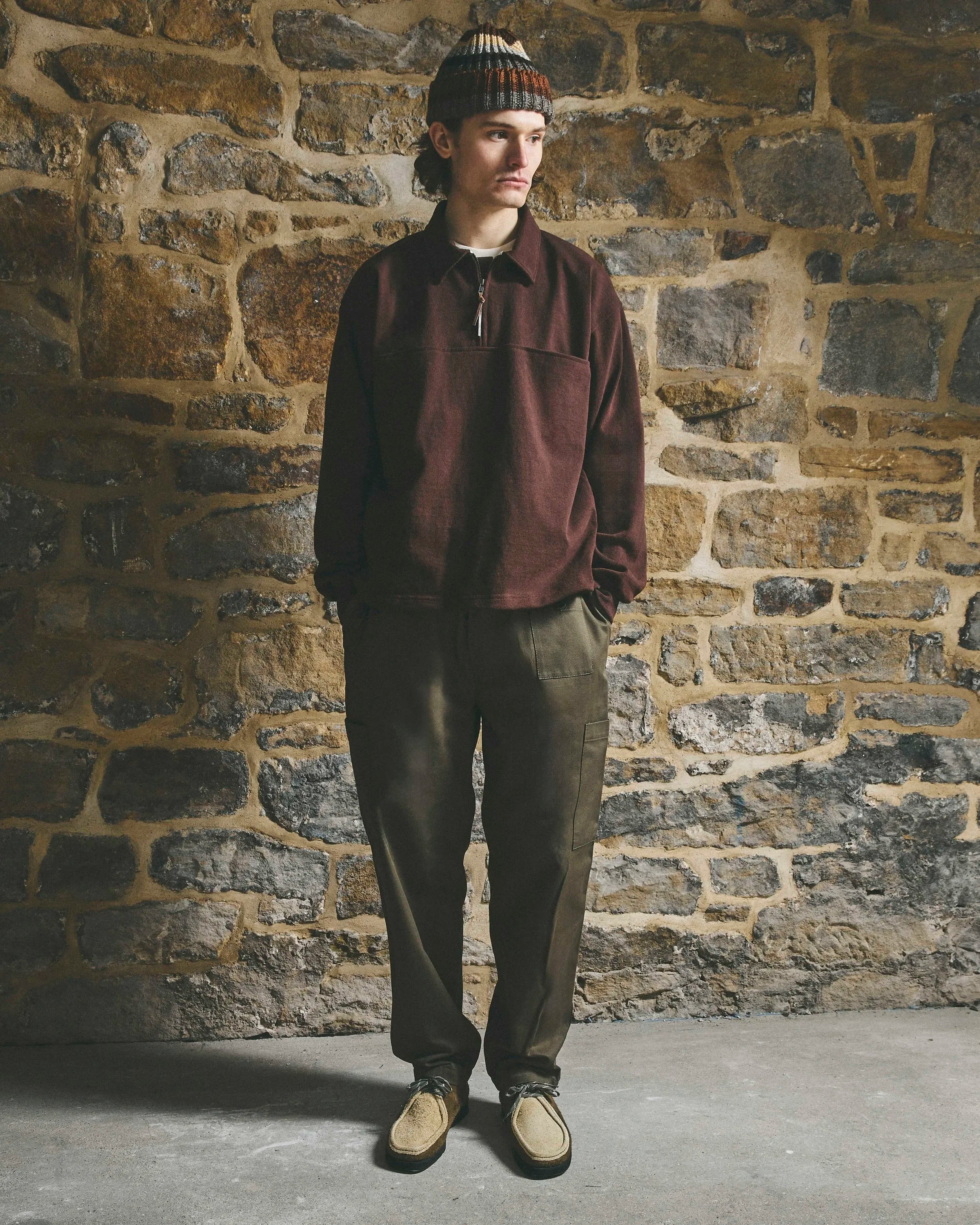 Quarter Zip Heavy Sweat - Earth