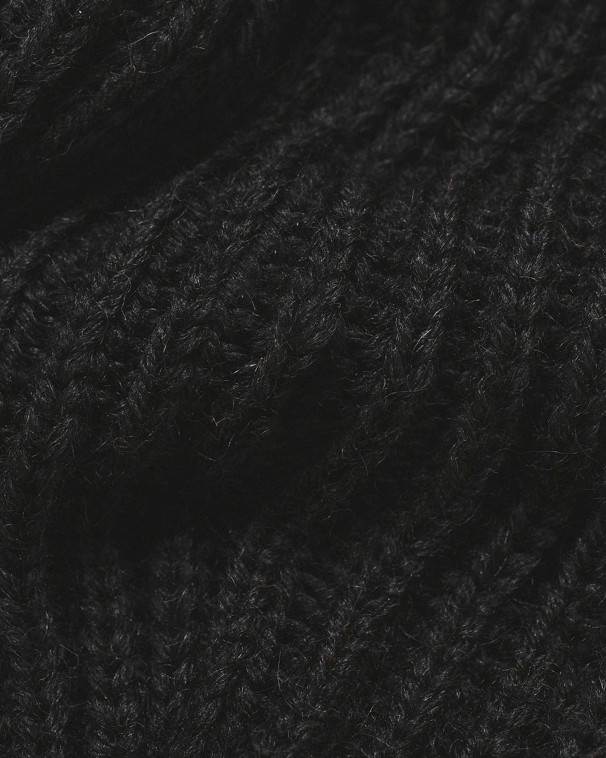 Wool Toque Beanie - Black