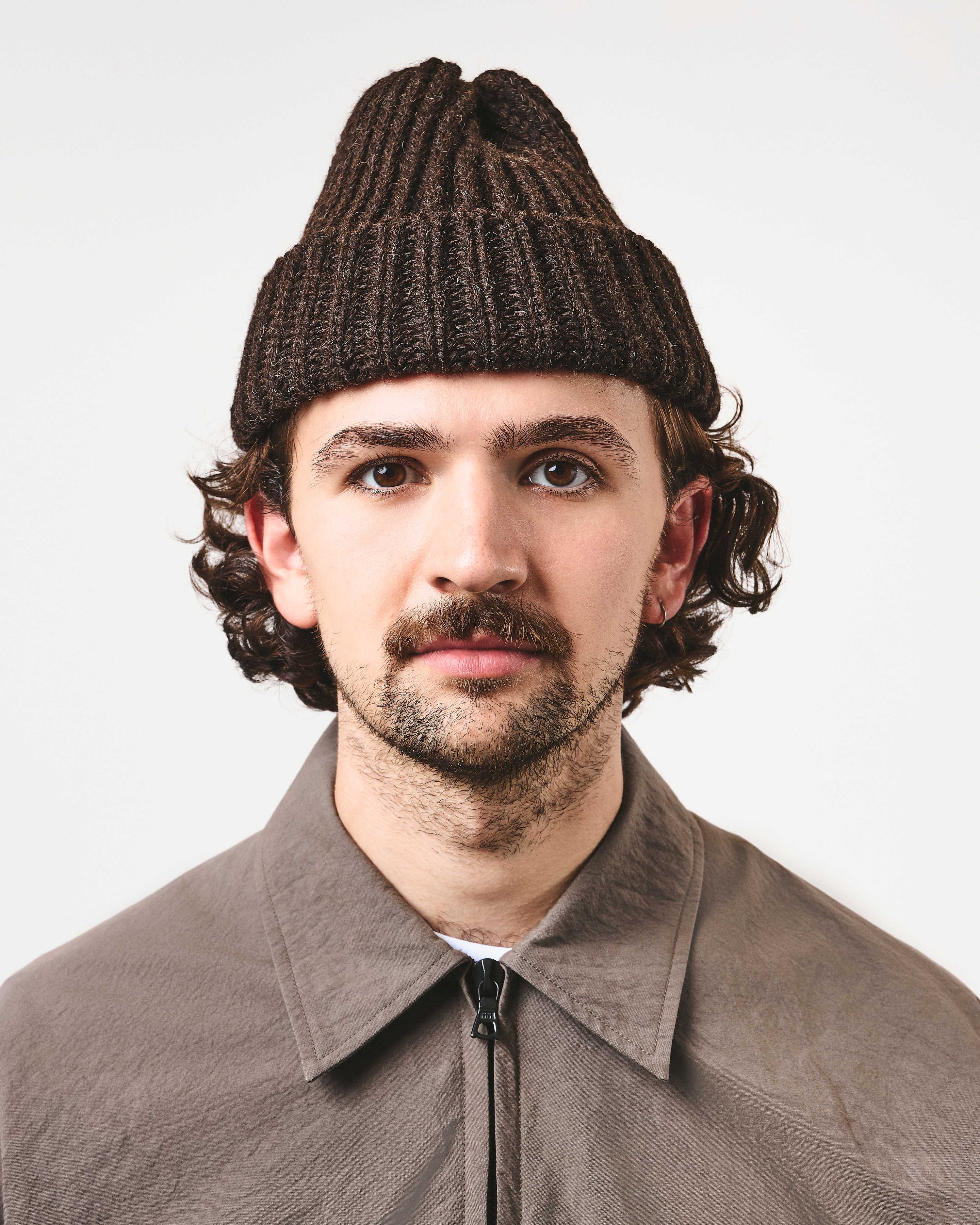 Wool Toque Beanie - Earth