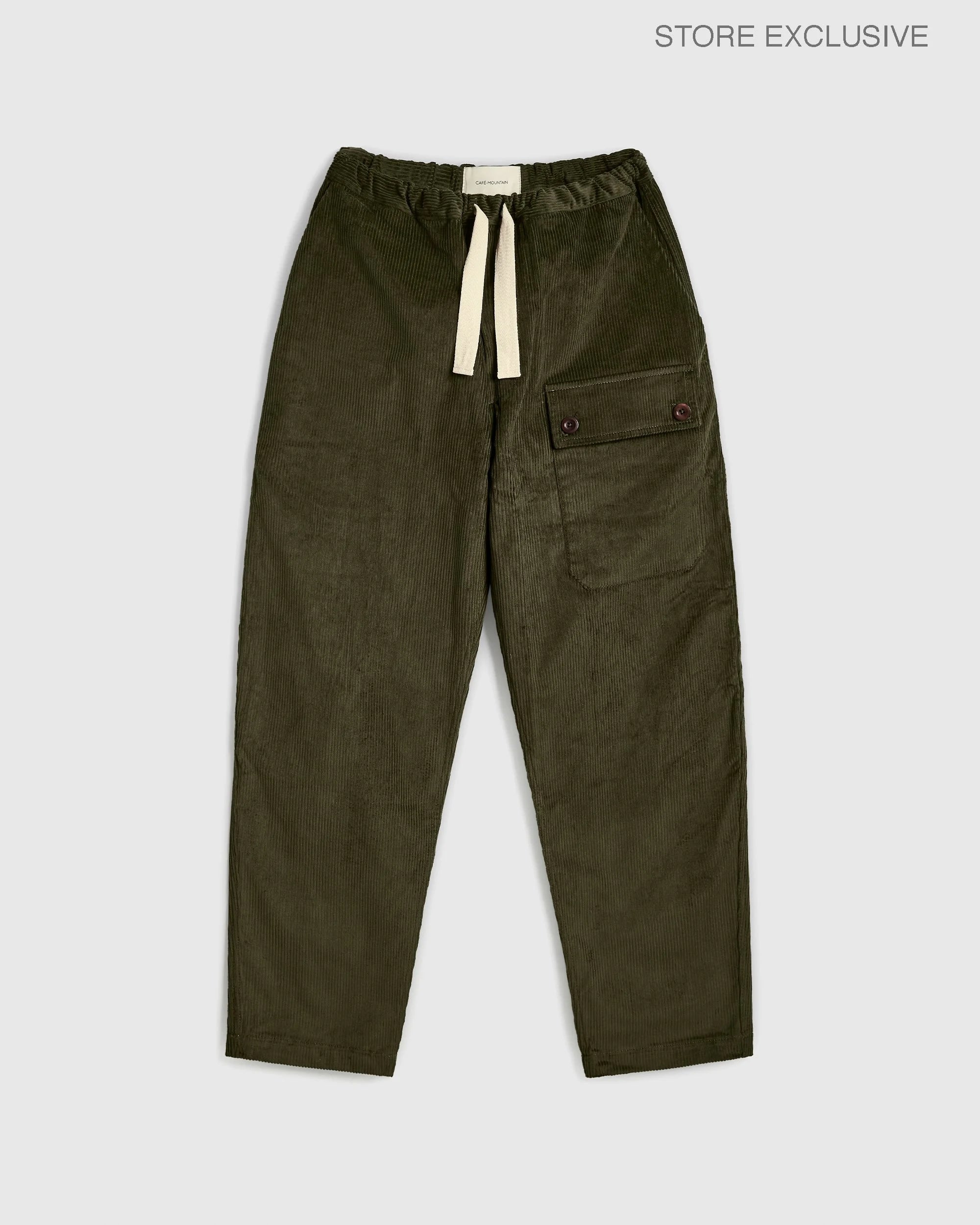 Cord Work Pant - Moss