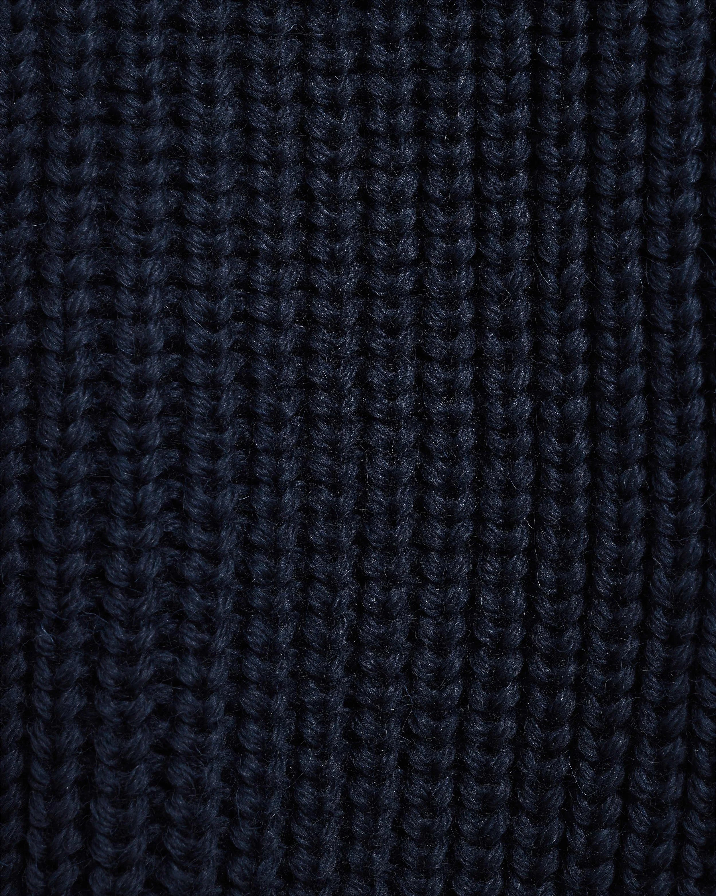Holmes Raglan Wool Knit - Deep Navy