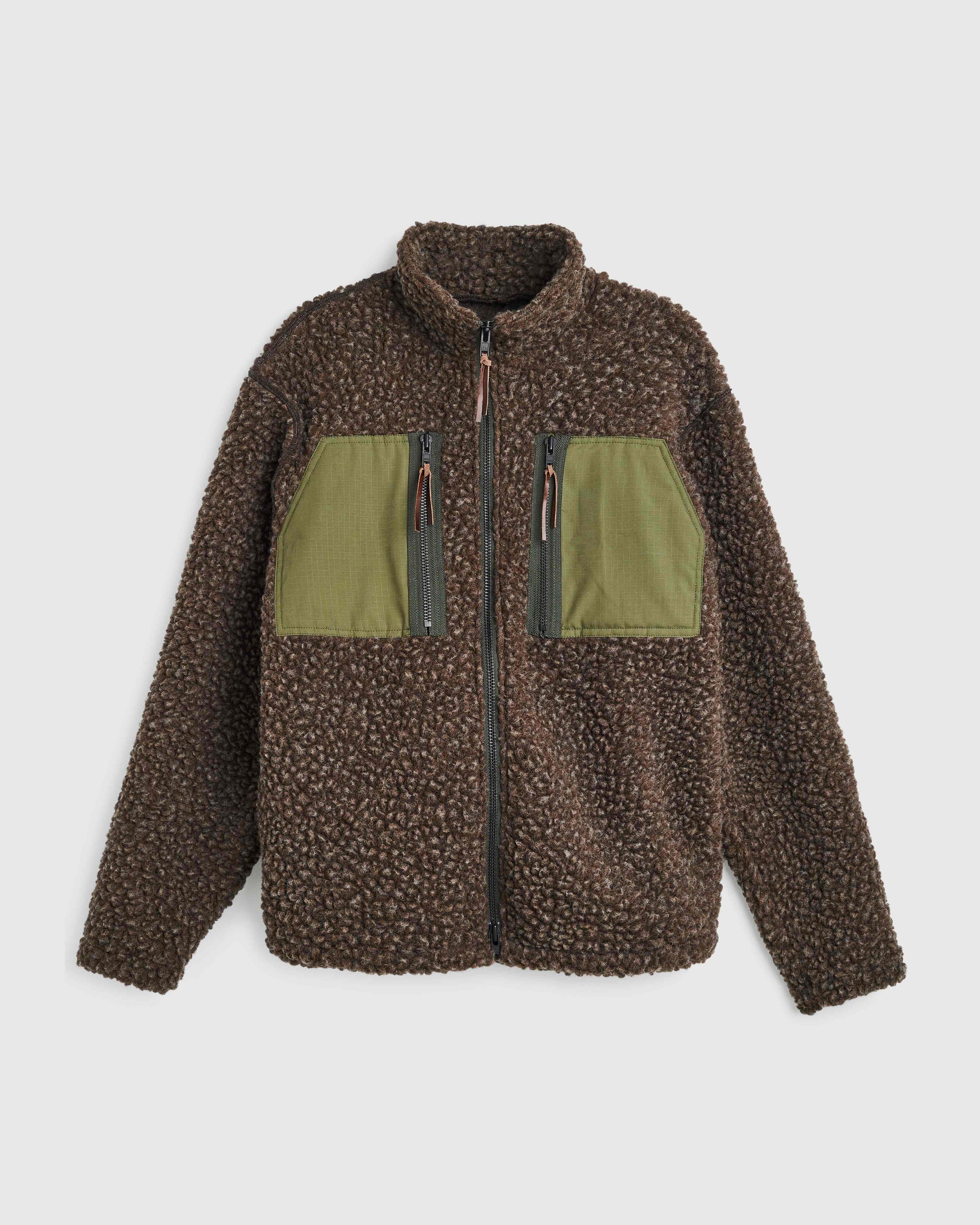 Mountain Fleece Jacket - Earth and Moss