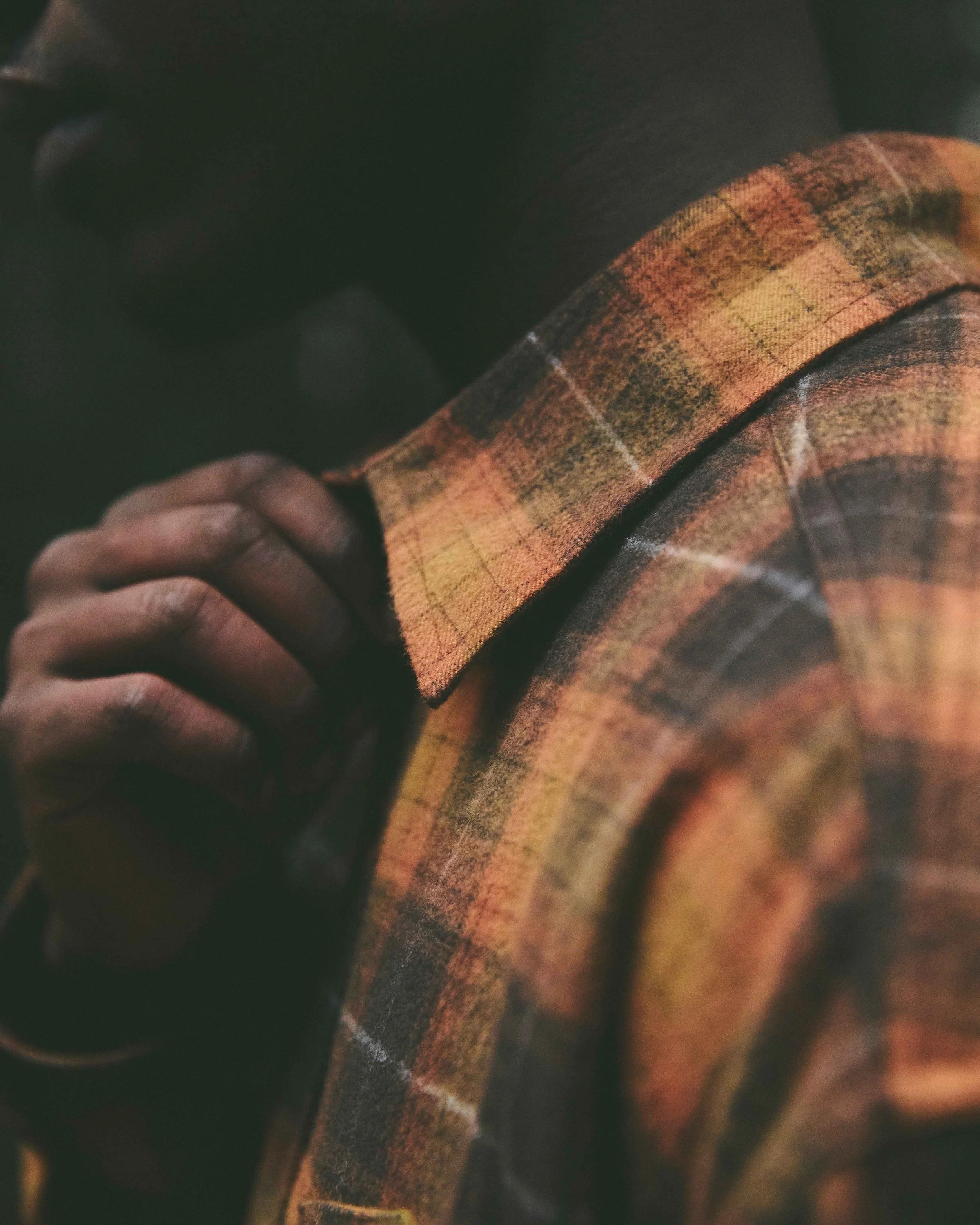 Brushed Check Workers Shirt - Meadow Check