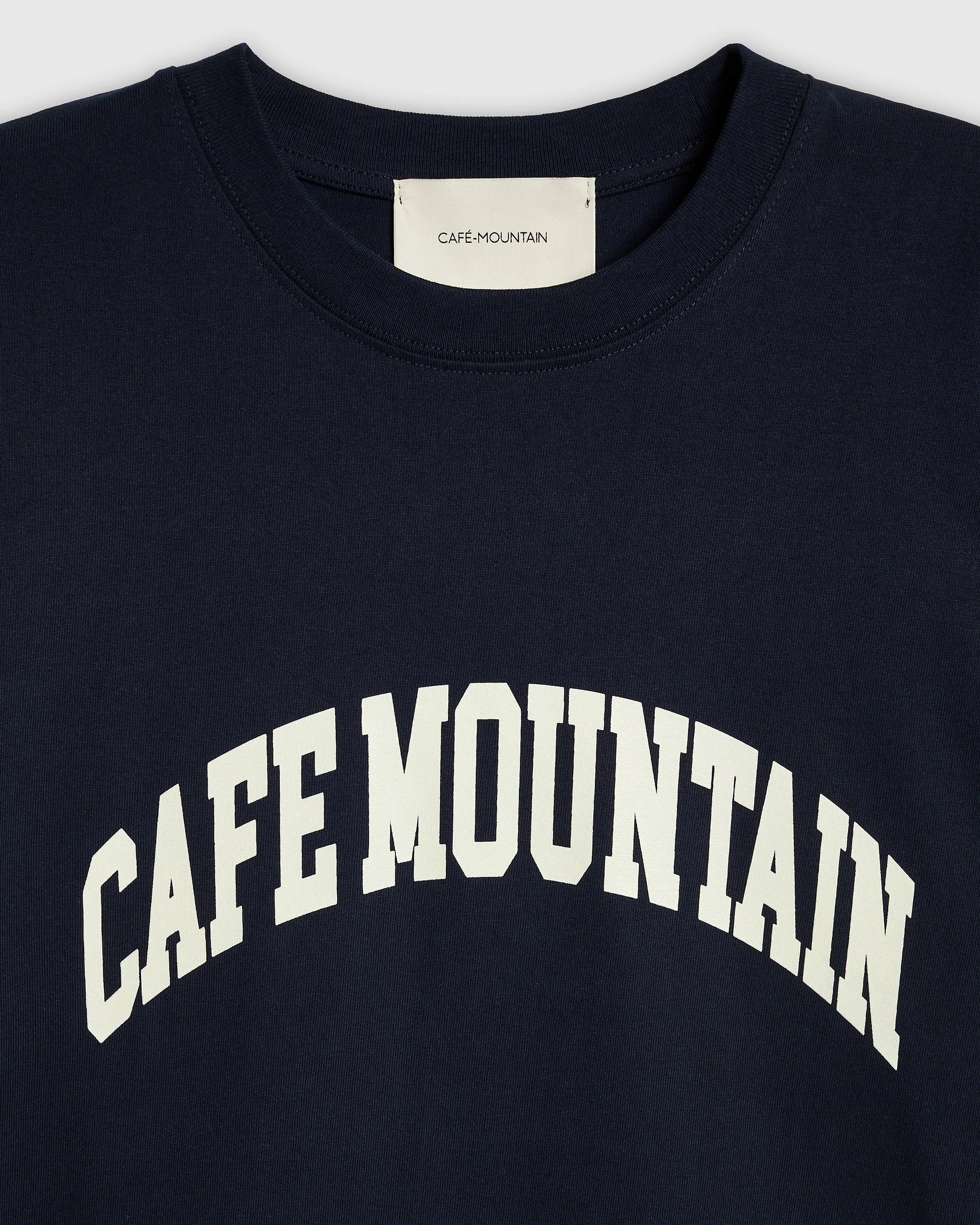 College Logo Tee - Deep Navy