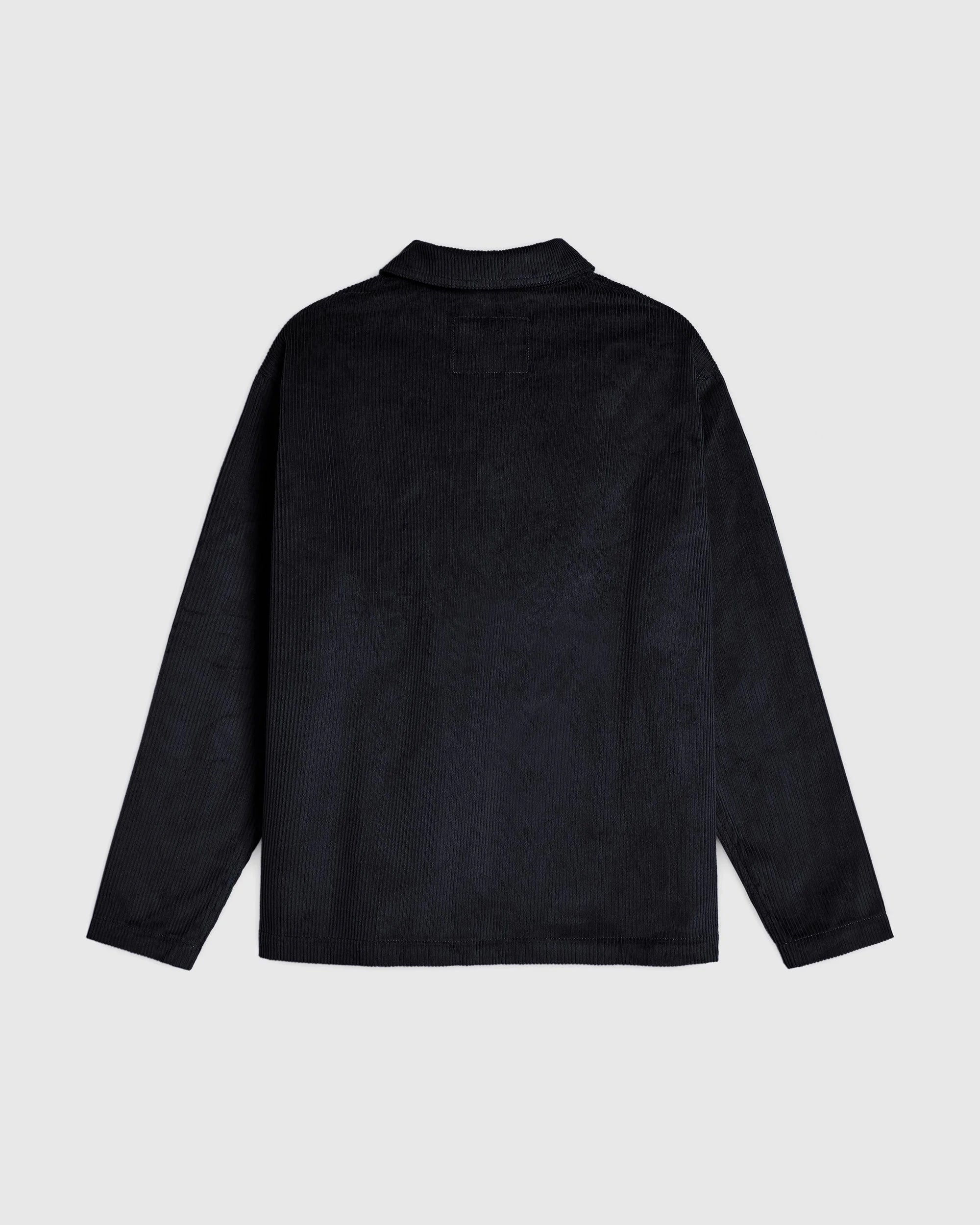 Cord Leisure Popover Shirt - Deep Navy