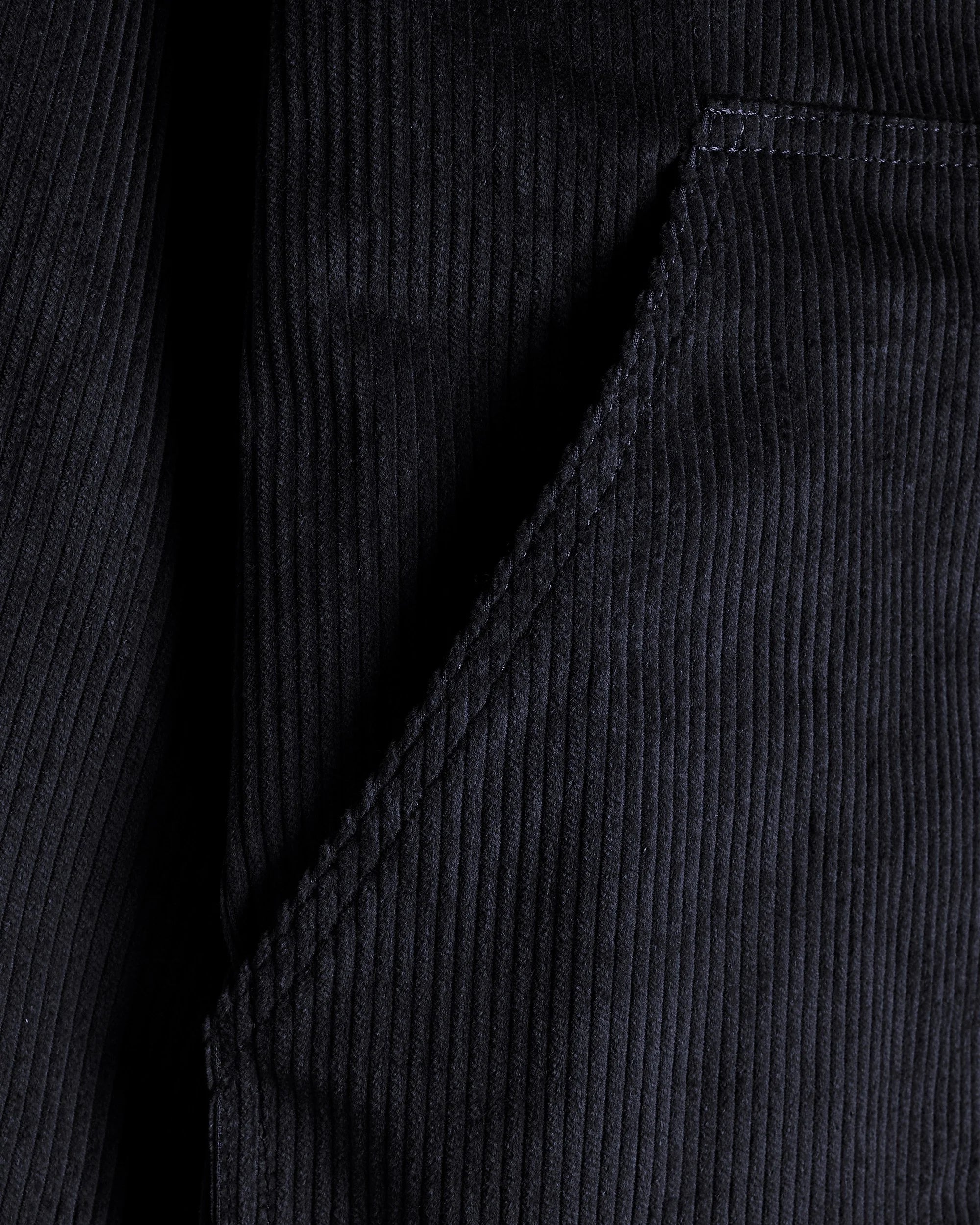 Cord Leisure Popover Shirt - Deep Navy