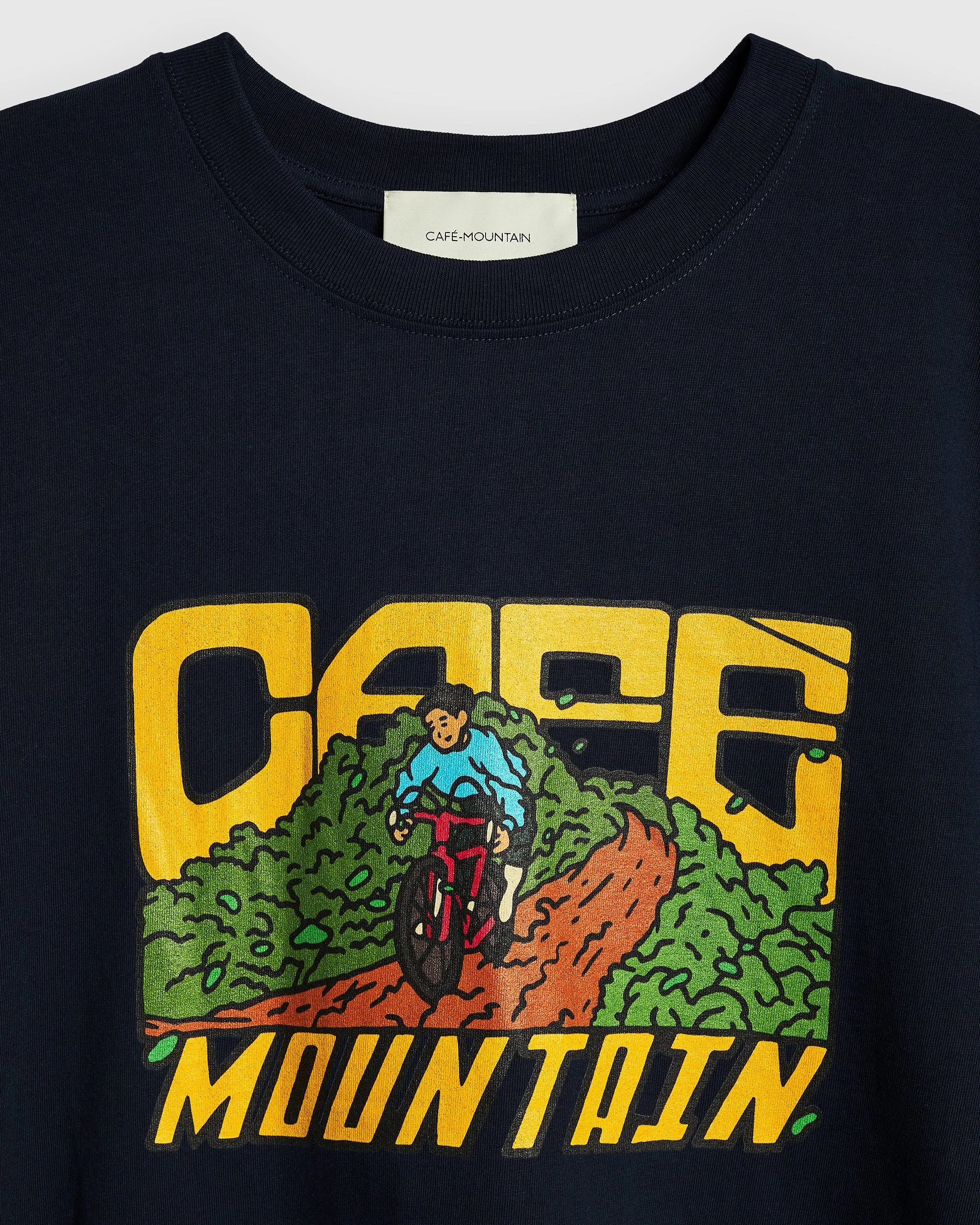 Downhill Tee - Deep Navy