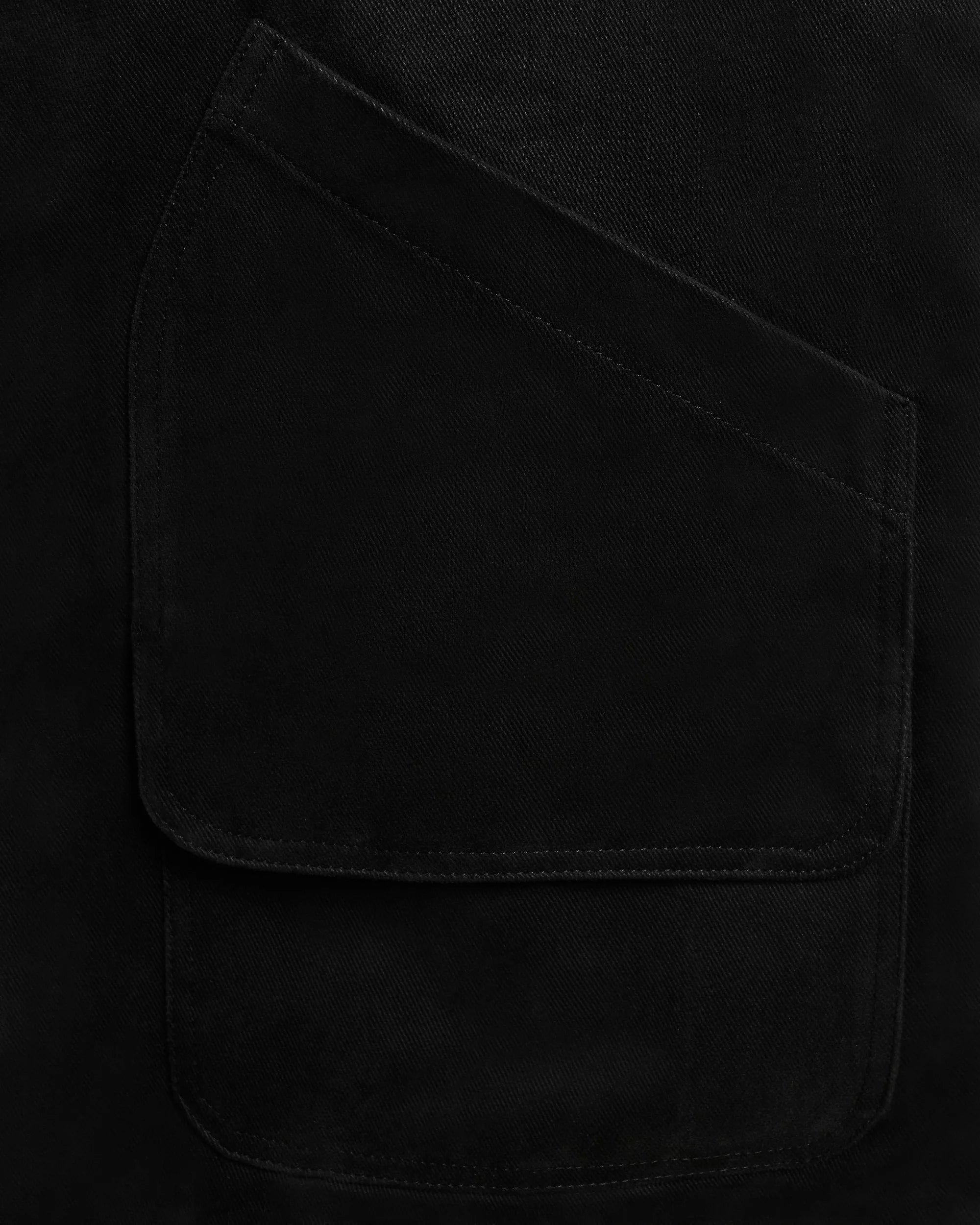 Reversible Foragers Vest - Washed Black and Limestone