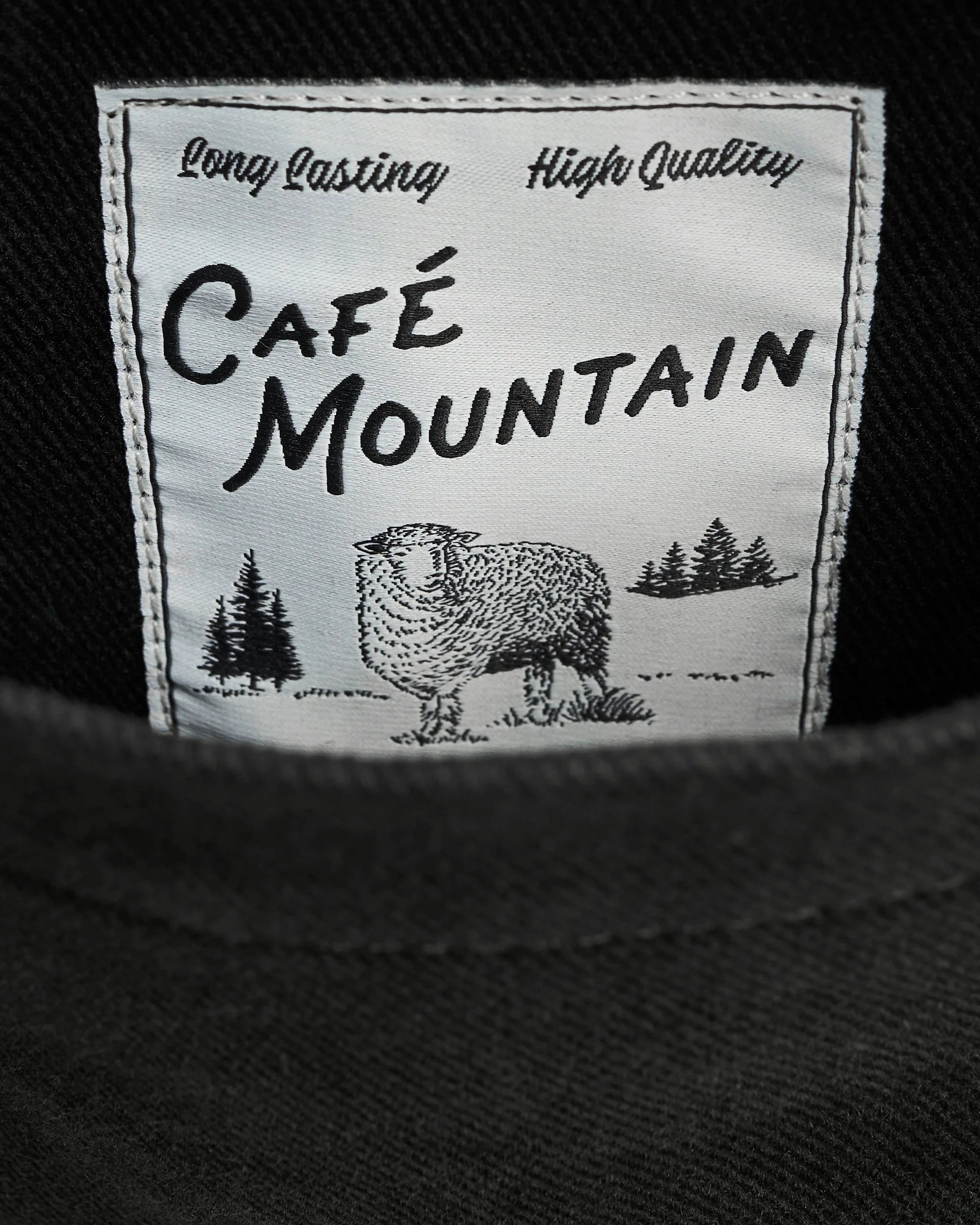 Reversible Foragers Vest - Washed Black and Limestone