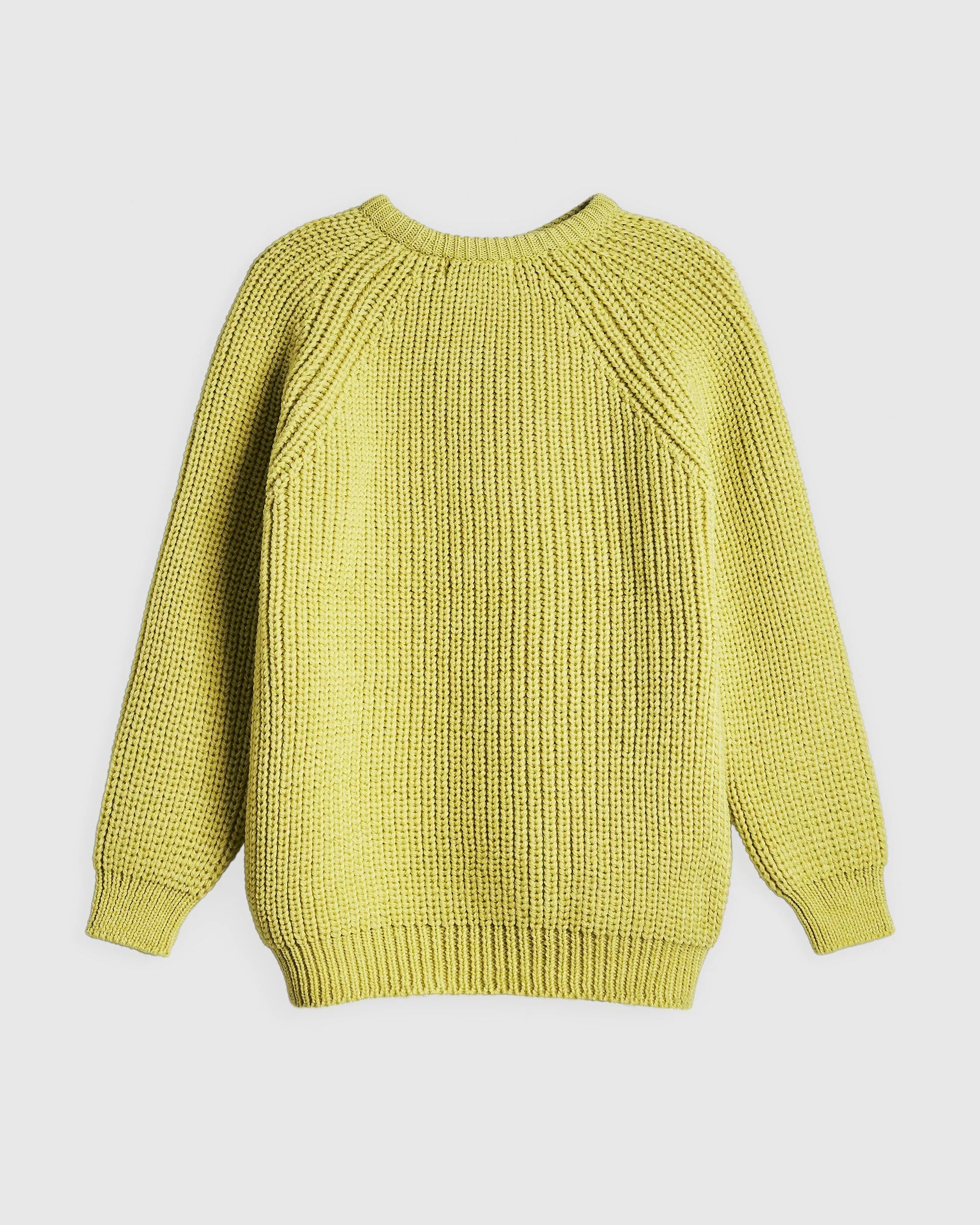 Holmes Raglan Wool Knit - Garden Pea