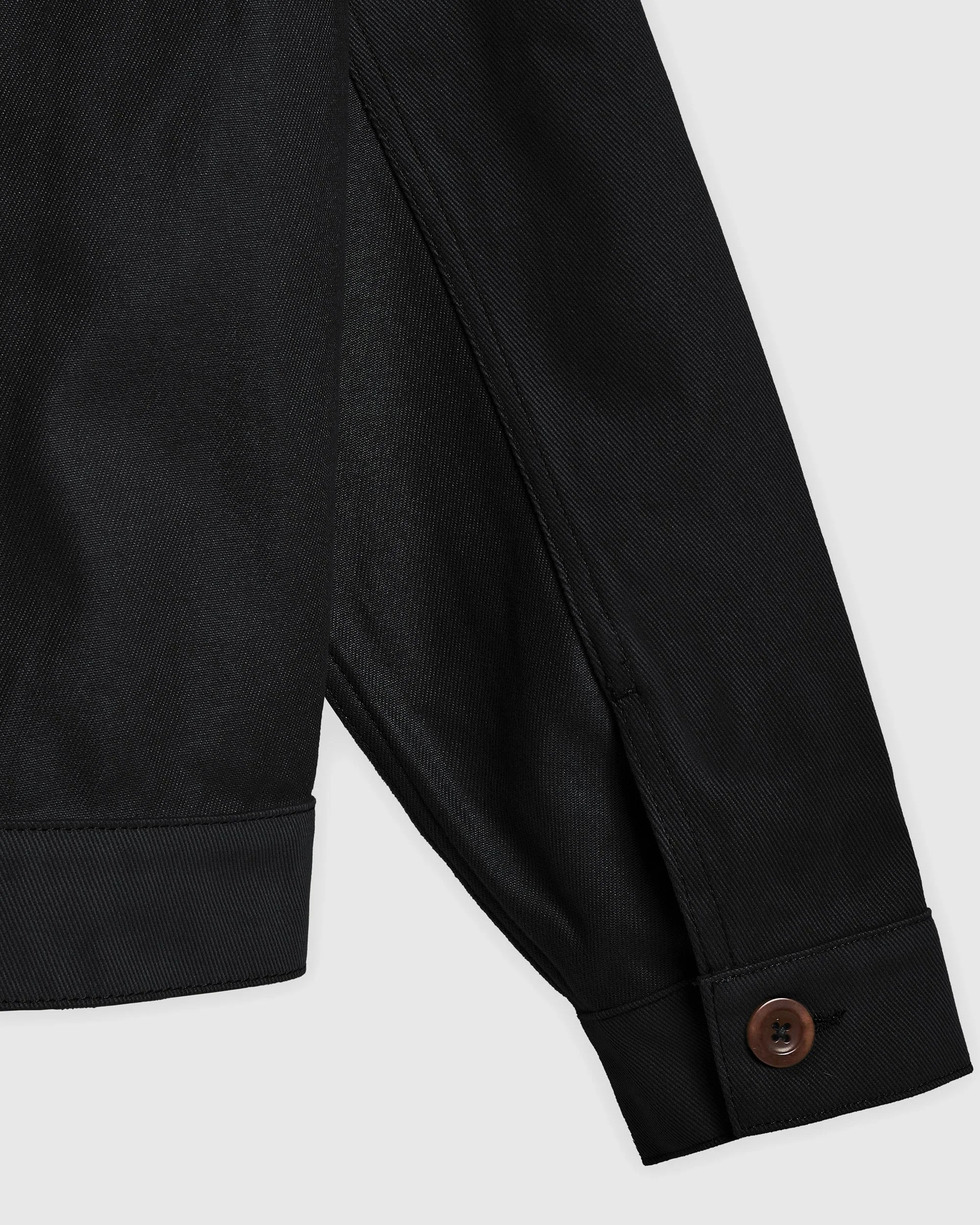 Reverse Panel Workers Jacket - Washed Coal