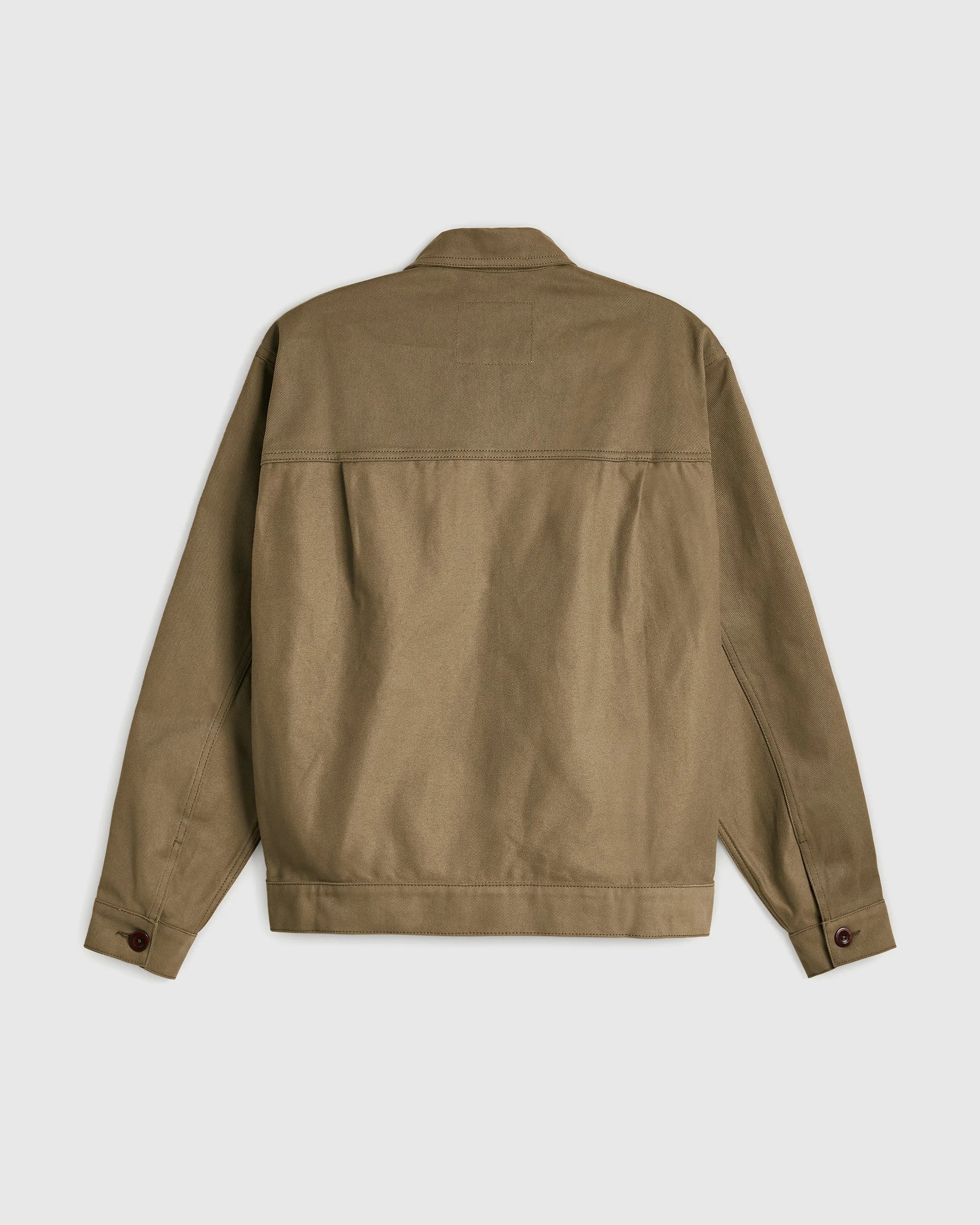 Reverse Panel Workers Jacket - Washed Limestone