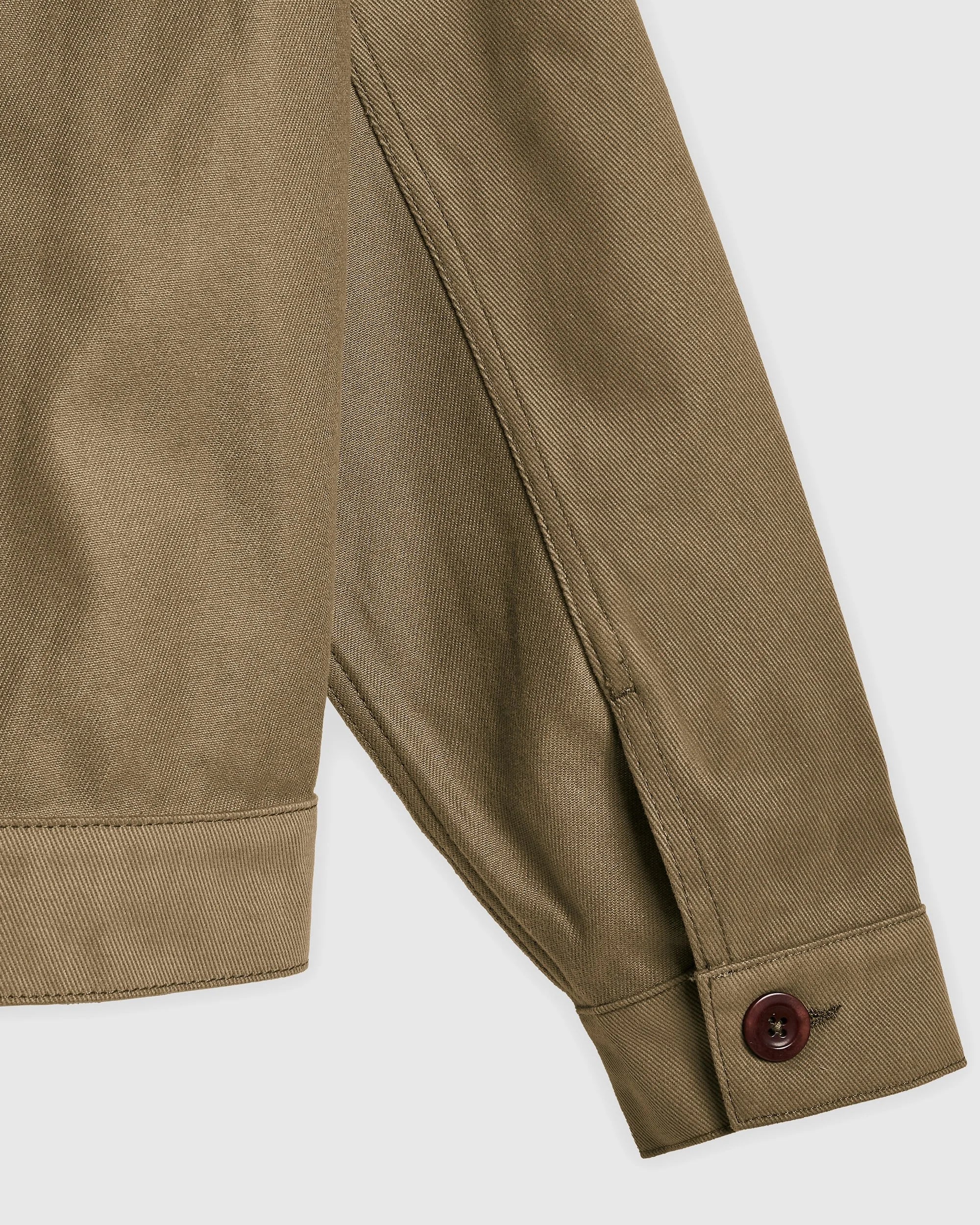 Reverse Panel Workers Jacket - Washed Limestone
