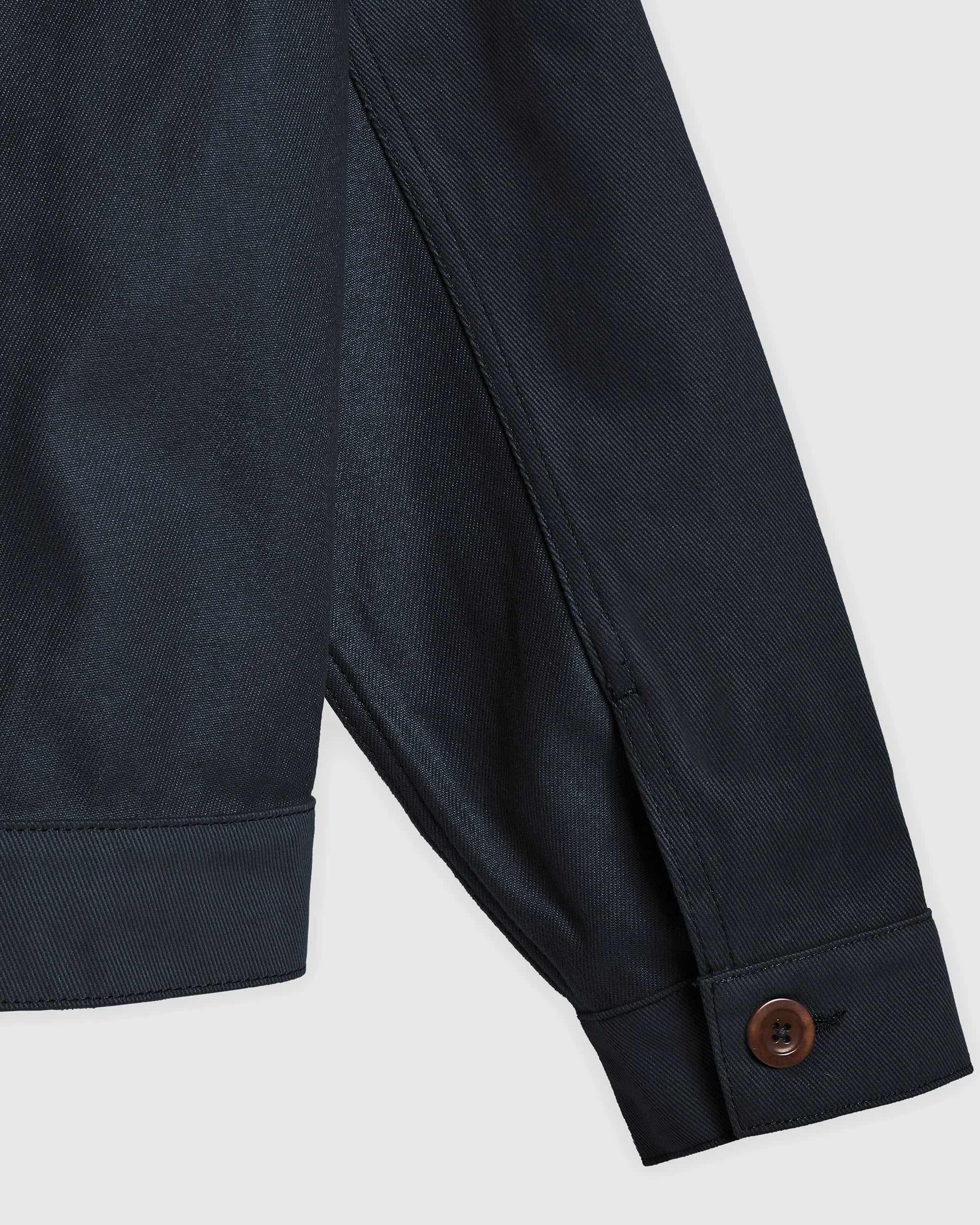 Reverse Panel Workers Jacket - Washed Navy