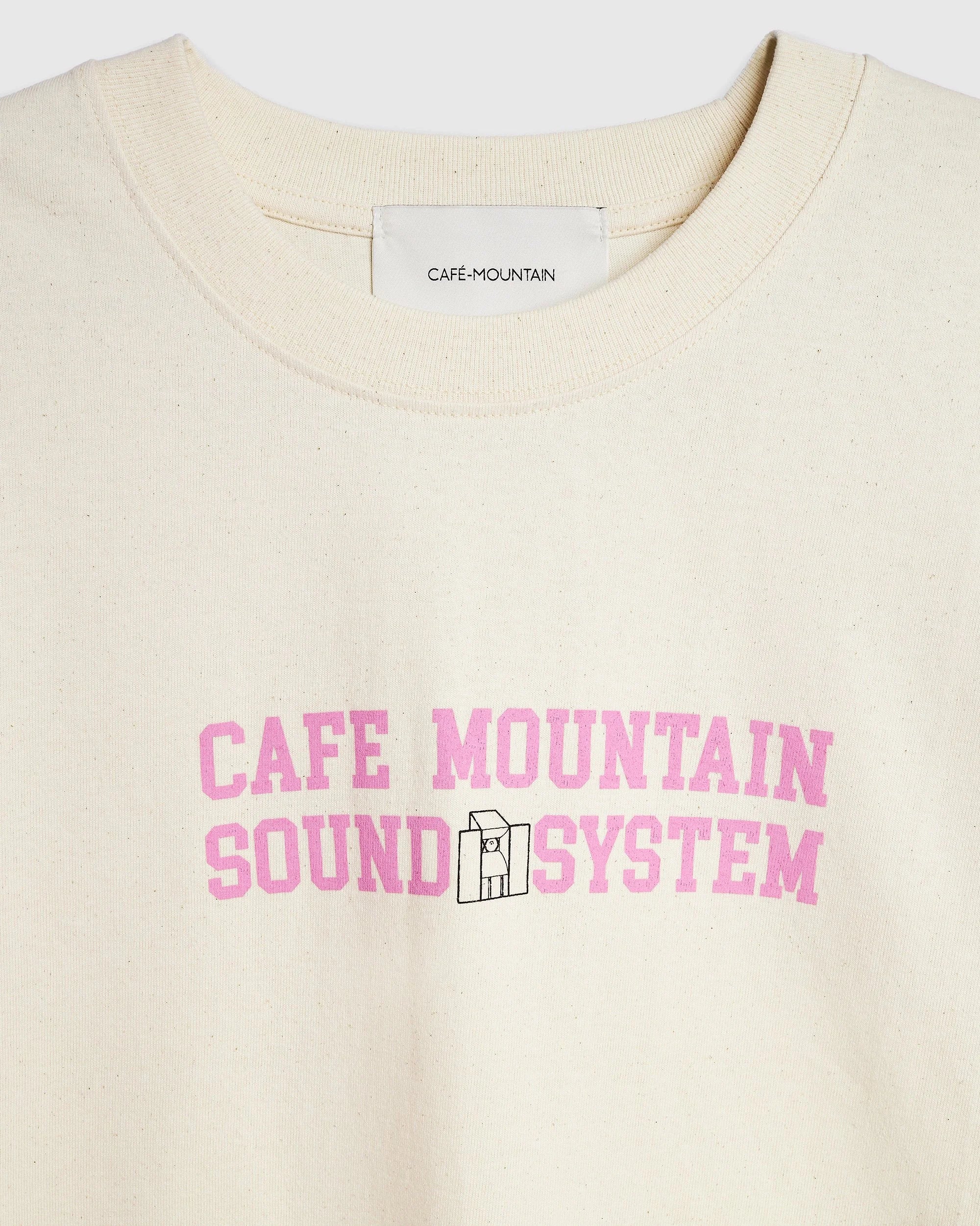 Soundsystem Tee - Vintage Ivory and Lotus