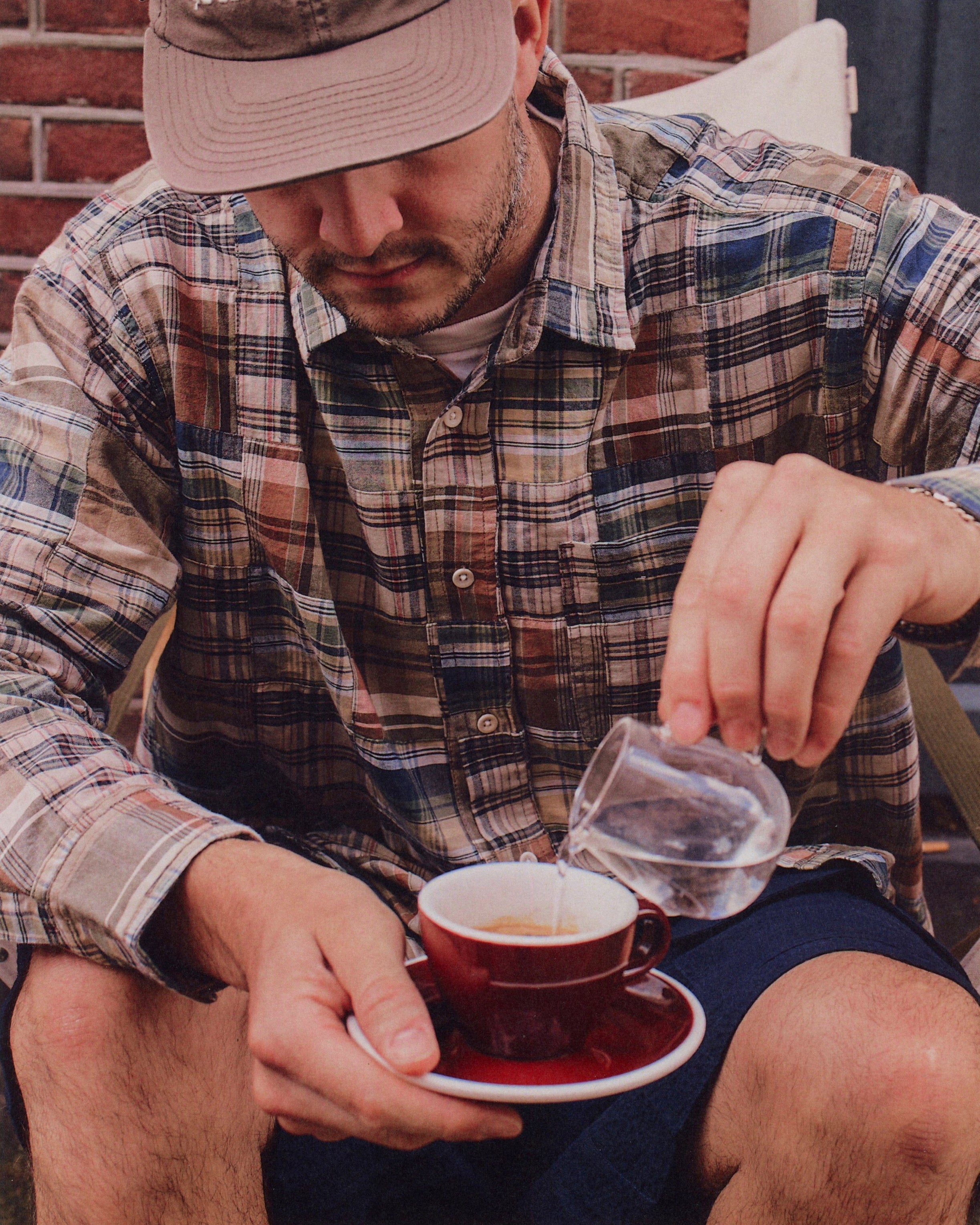Patchwork Heritage Shirt - Olive Madras