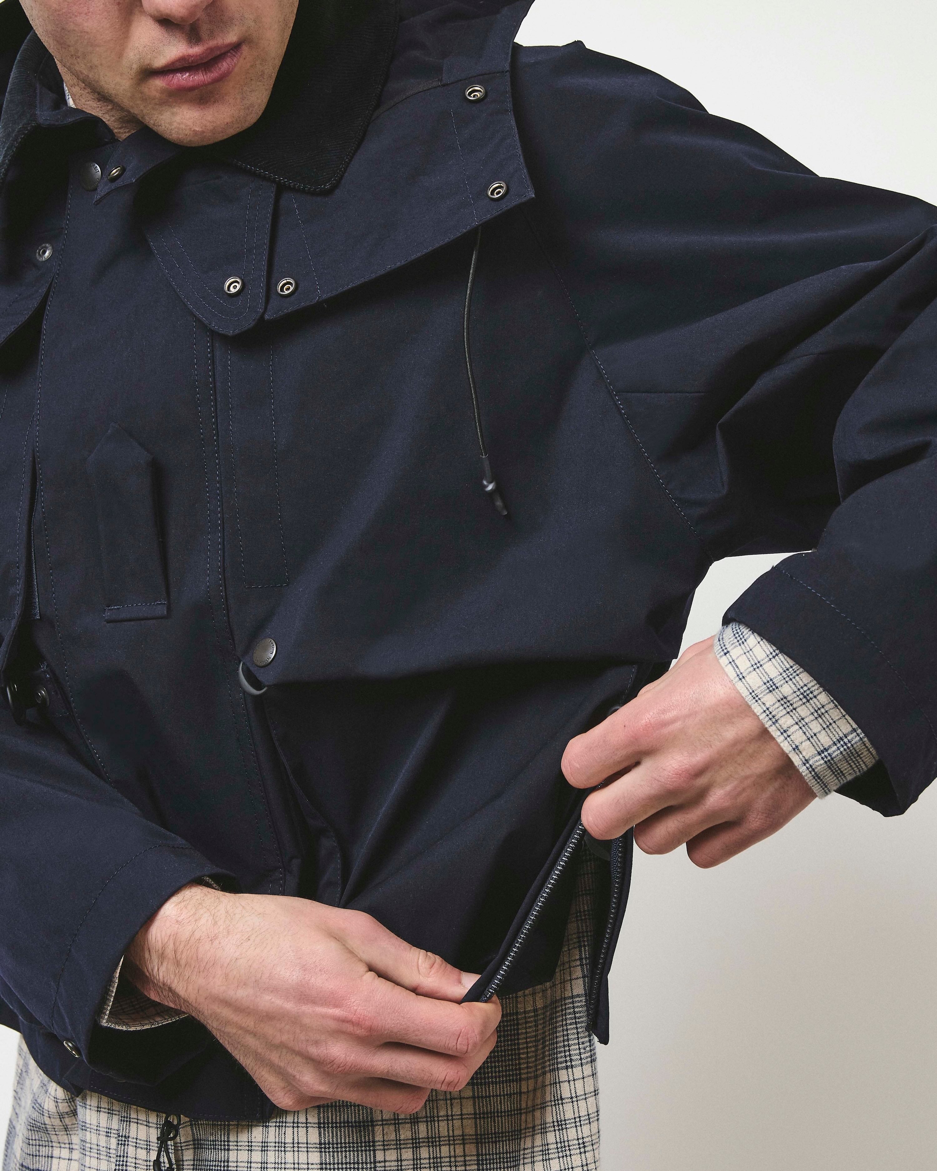 Café Mountain x Norbit by Hiroshi Nozawa '2-in-1' Layered Down Jacket - Navy