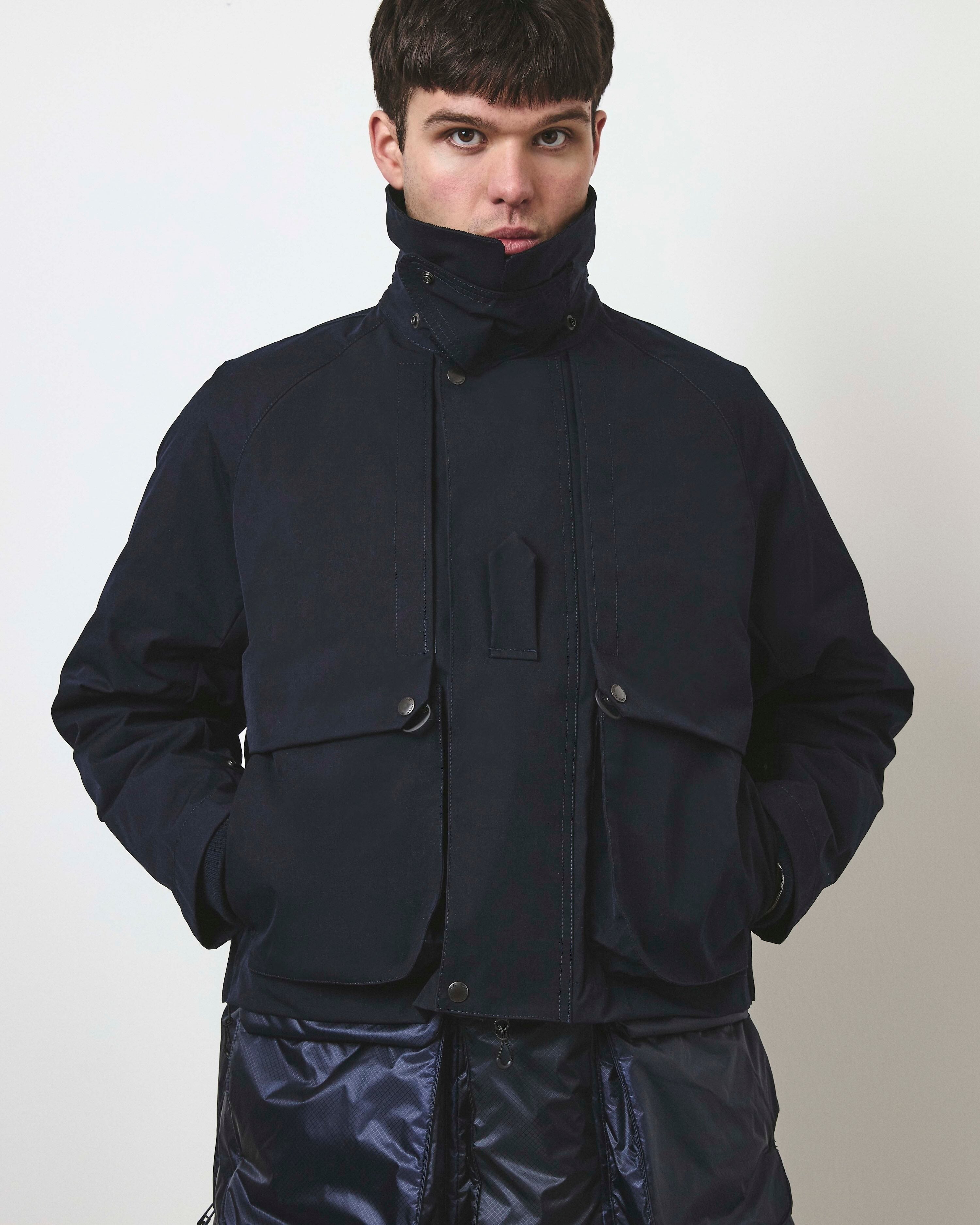 Café Mountain x Norbit by Hiroshi Nozawa '2-in-1' Layered Down Jacket - Navy