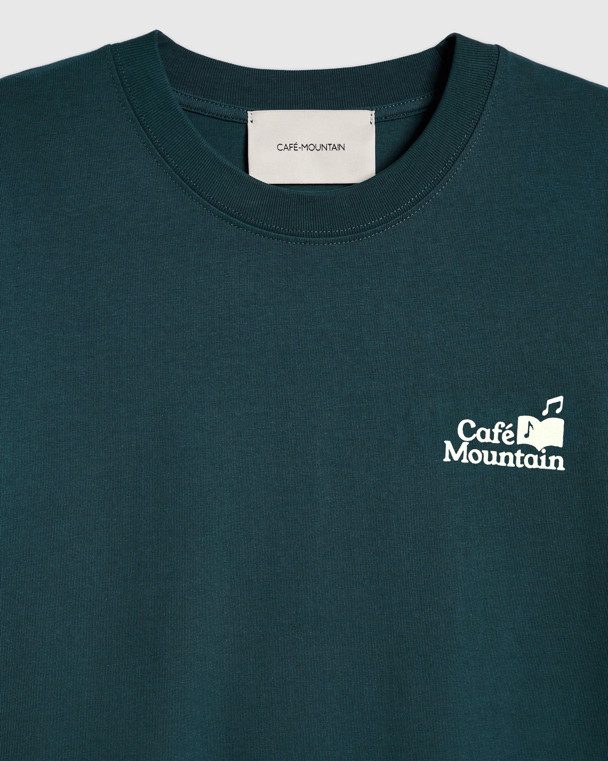 Sounds From The Mountain Tee - Ivy Green