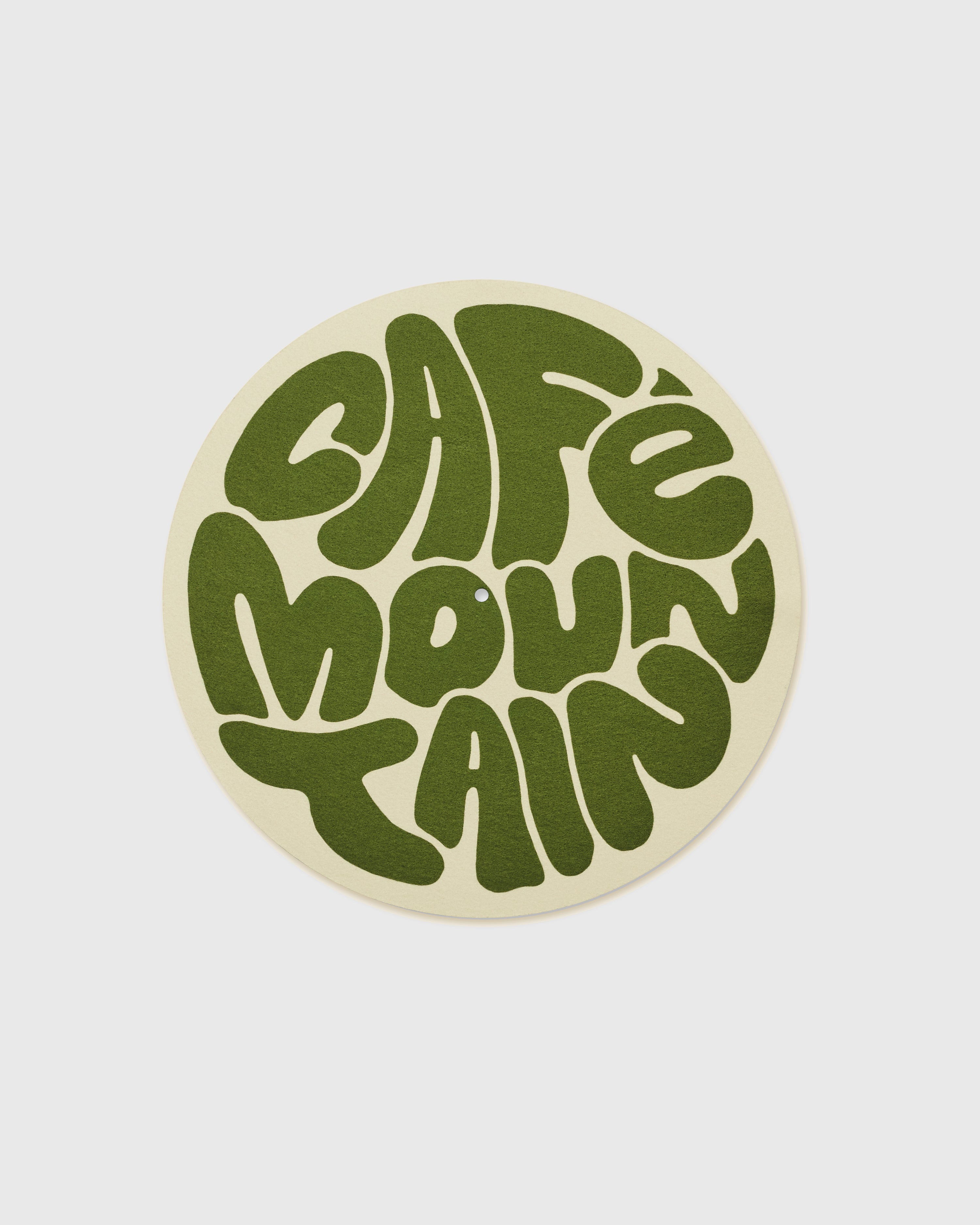 12" Slipmat - Moss and Vintage Paper