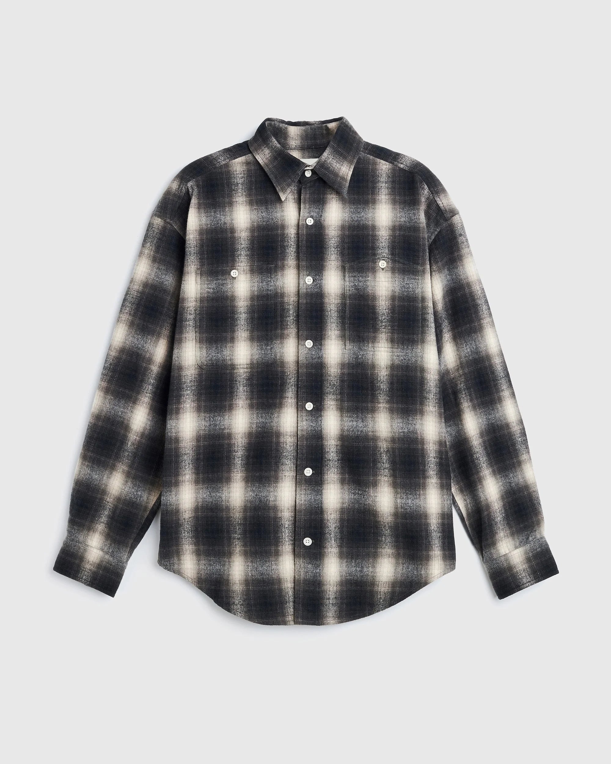 Brushed Check Workers Shirt - Sundown