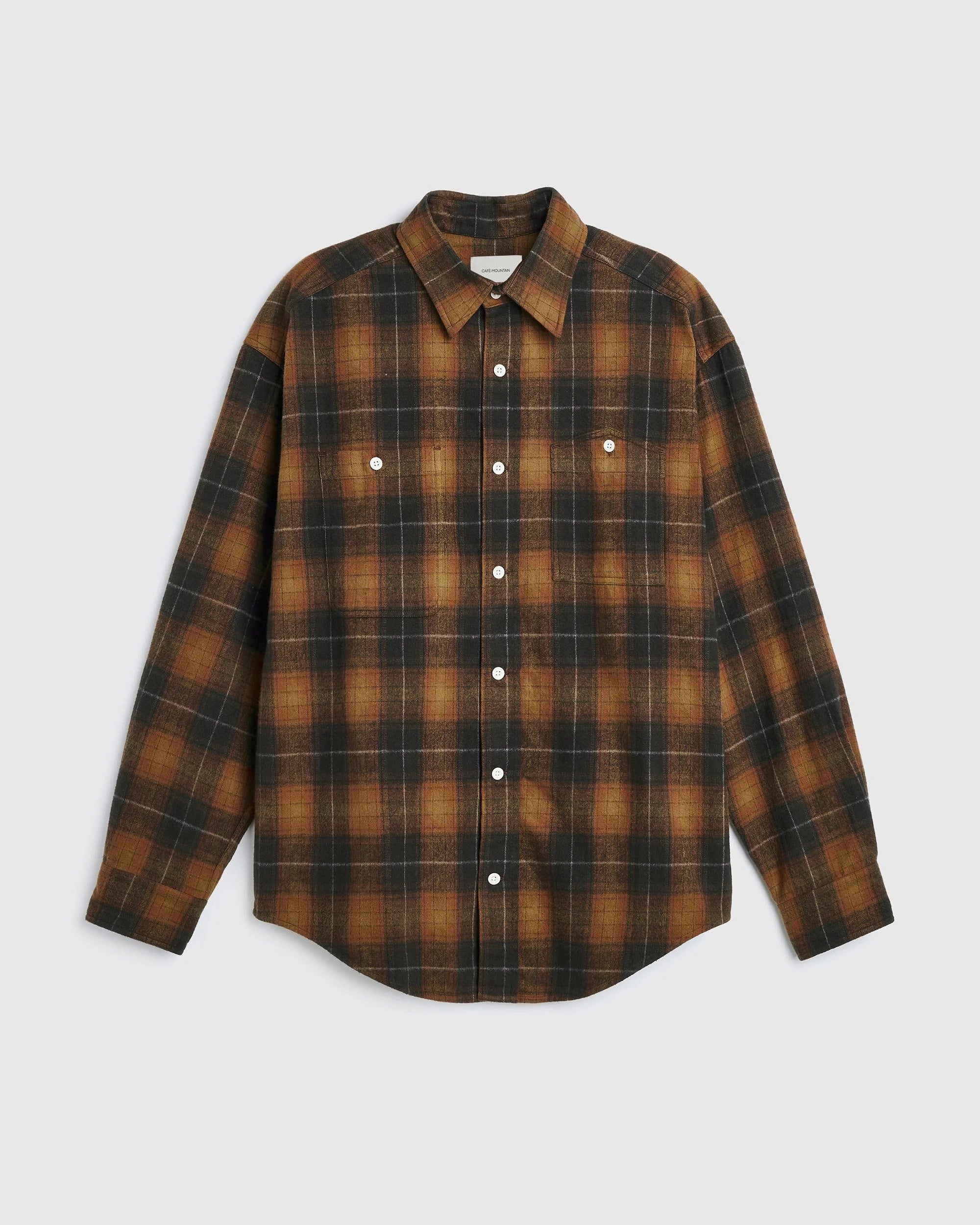 Brushed Check Workers Shirt - Meadow Check