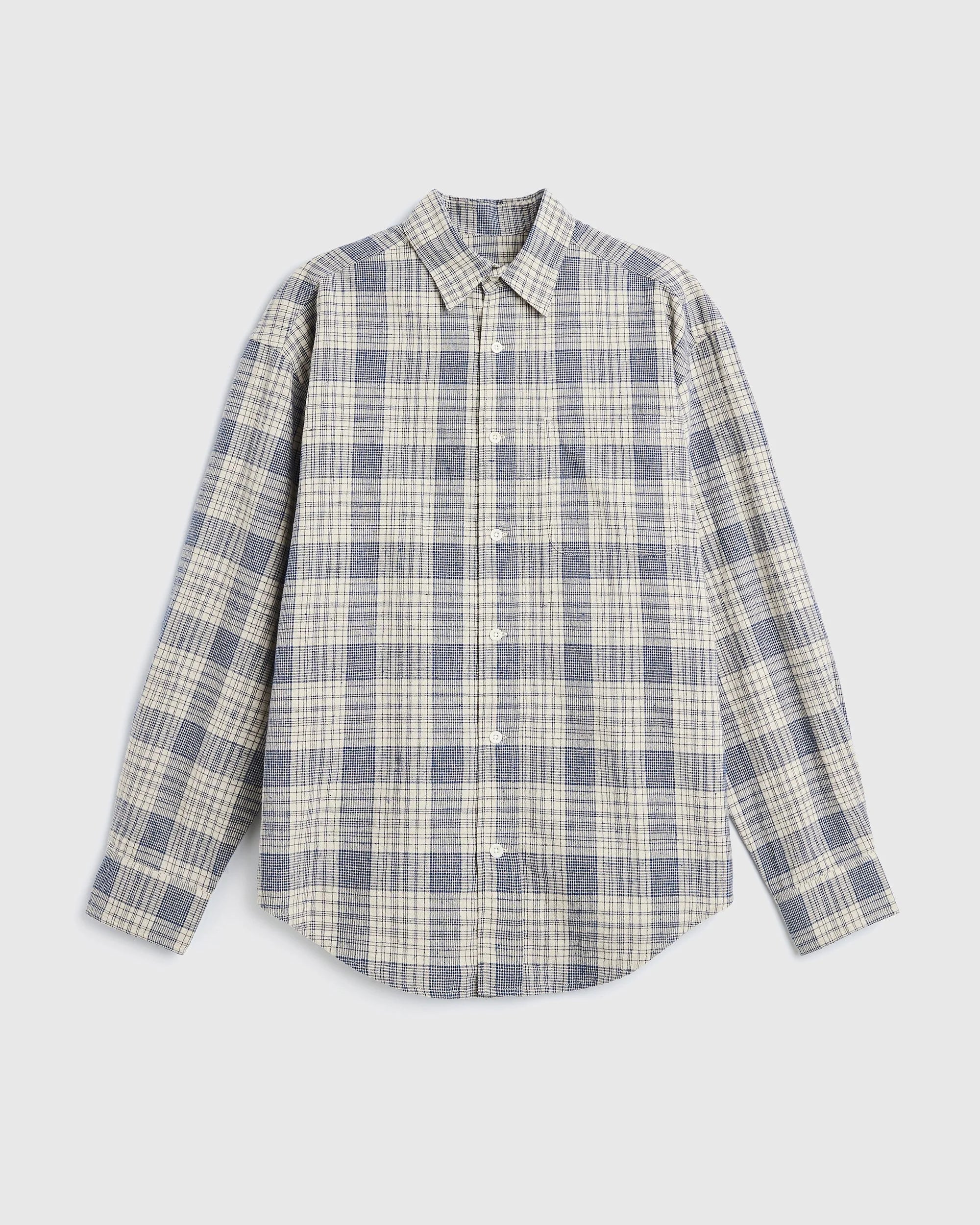 Heritage Shirt - Ecru Slub Check