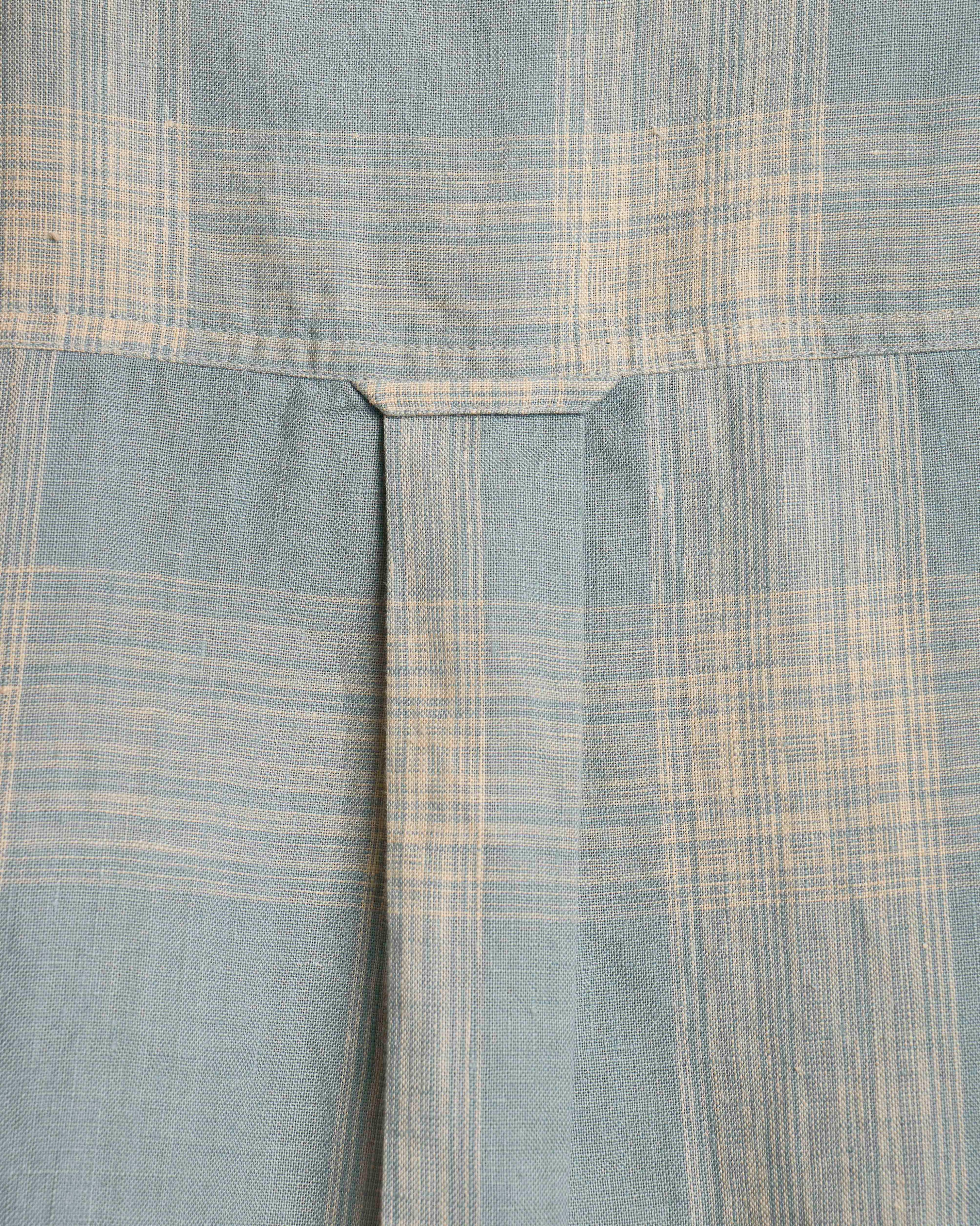 Workers Shirt - Sky Linen Check