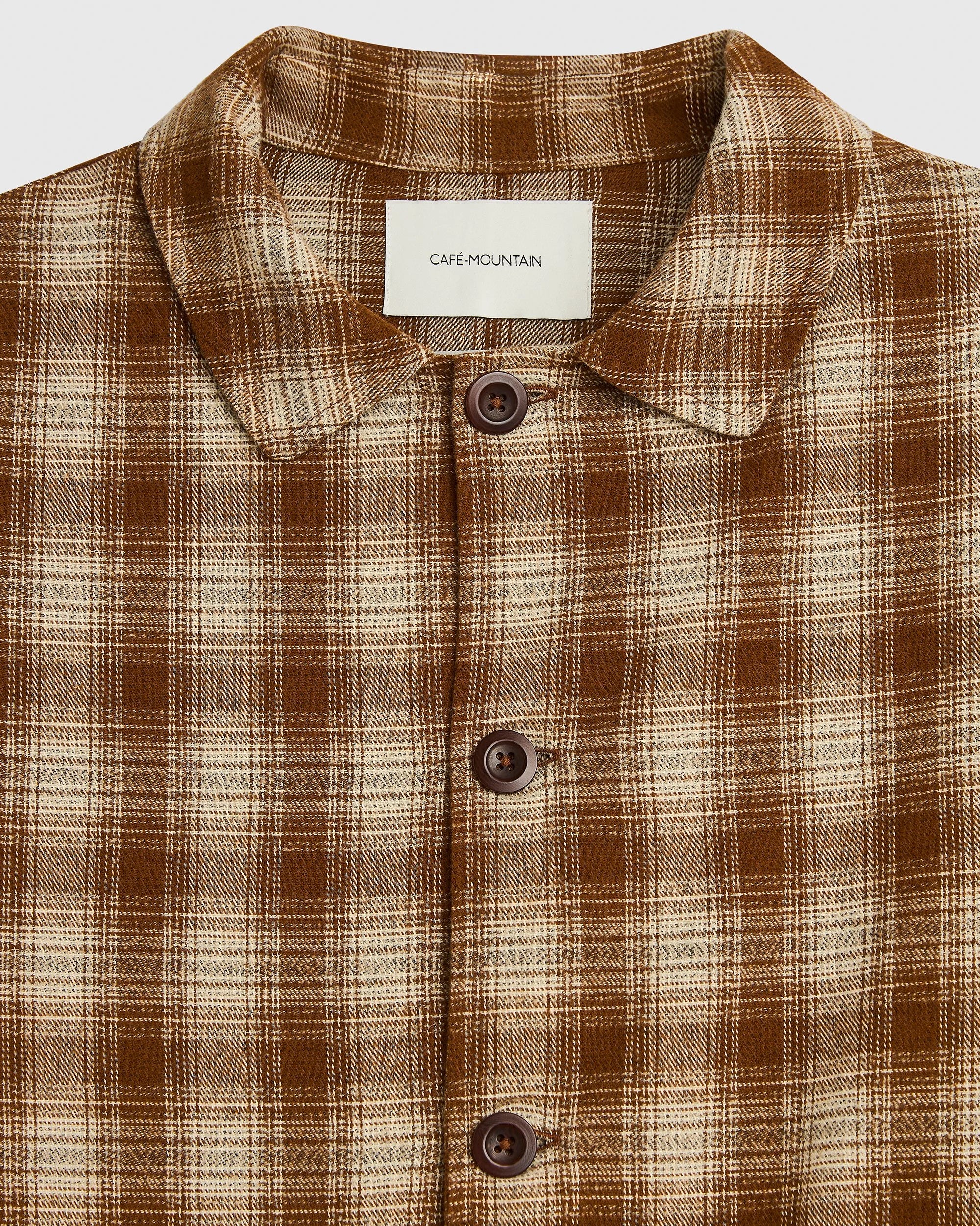 Easy Check Jacket - Ochre