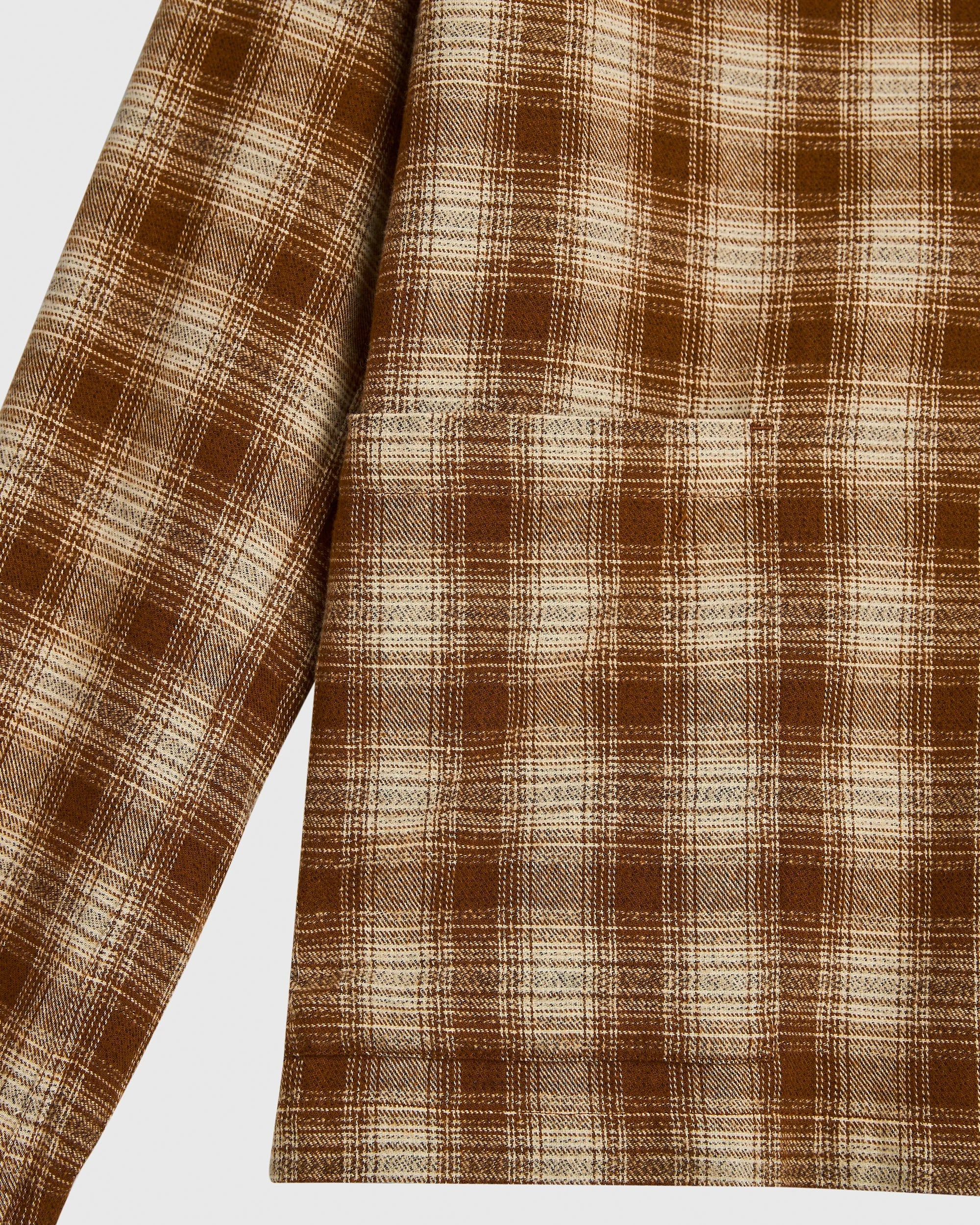 Easy Check Jacket - Ochre