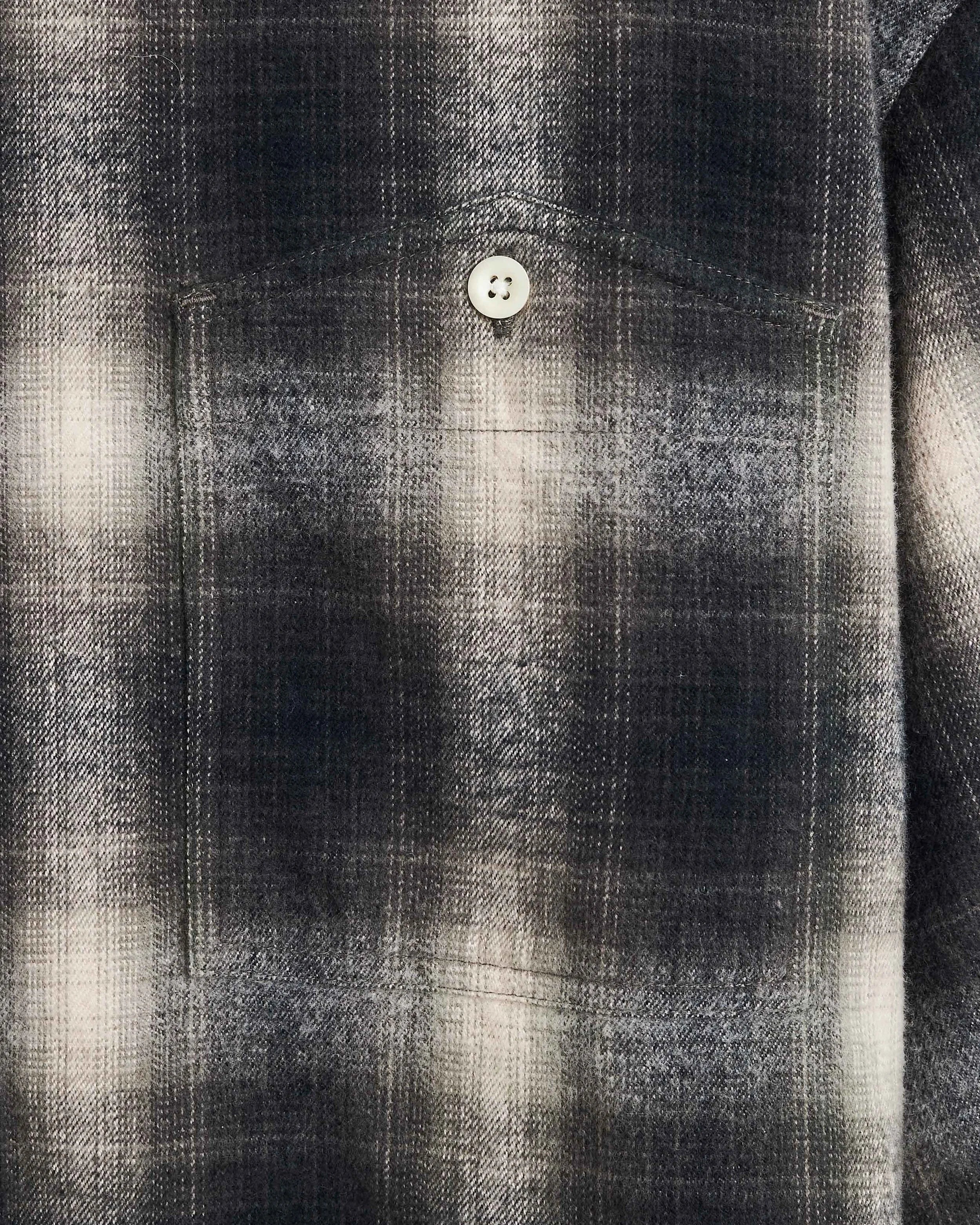Brushed Check Workers Shirt - Sundown