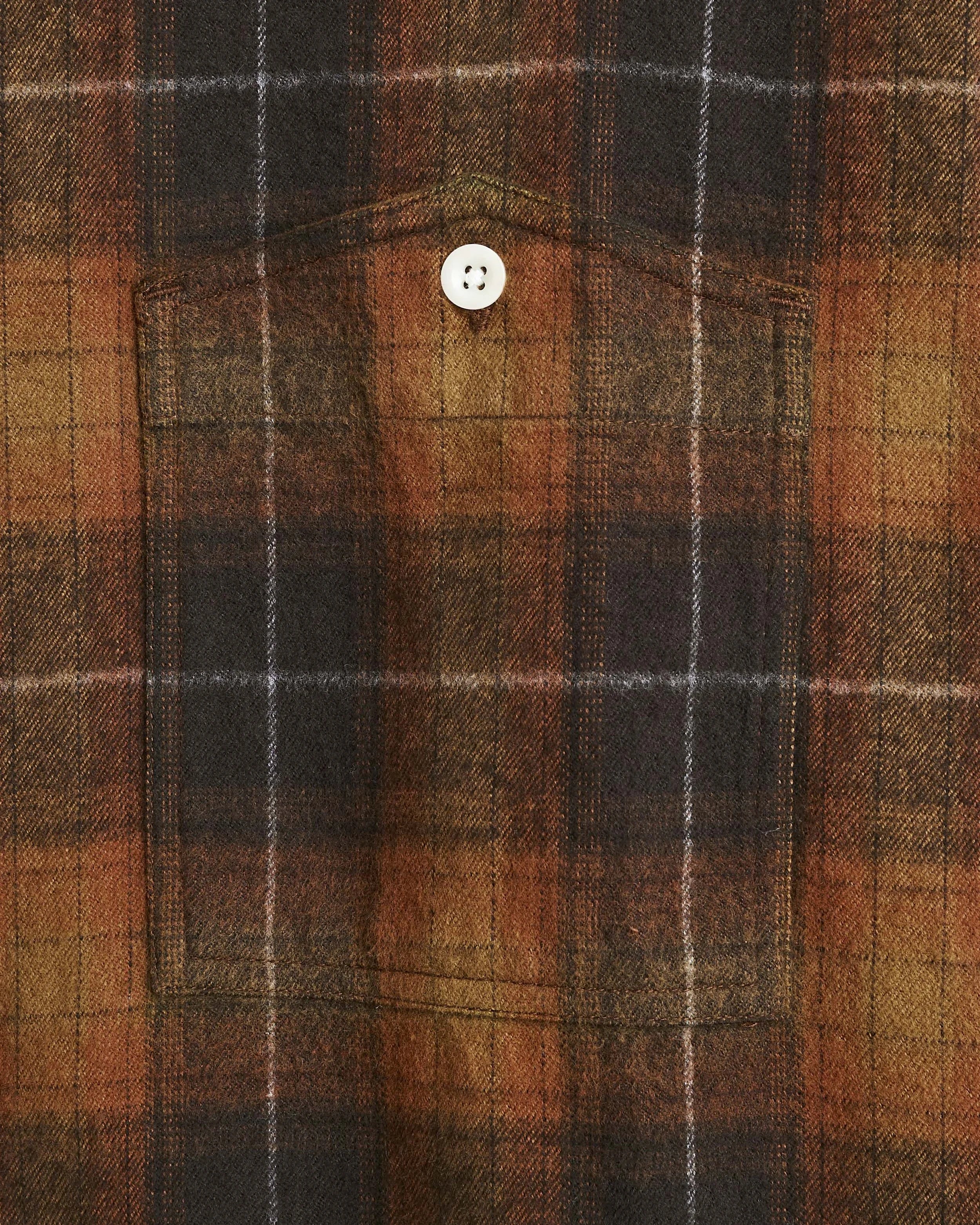 Brushed Check Workers Shirt - Meadow Check