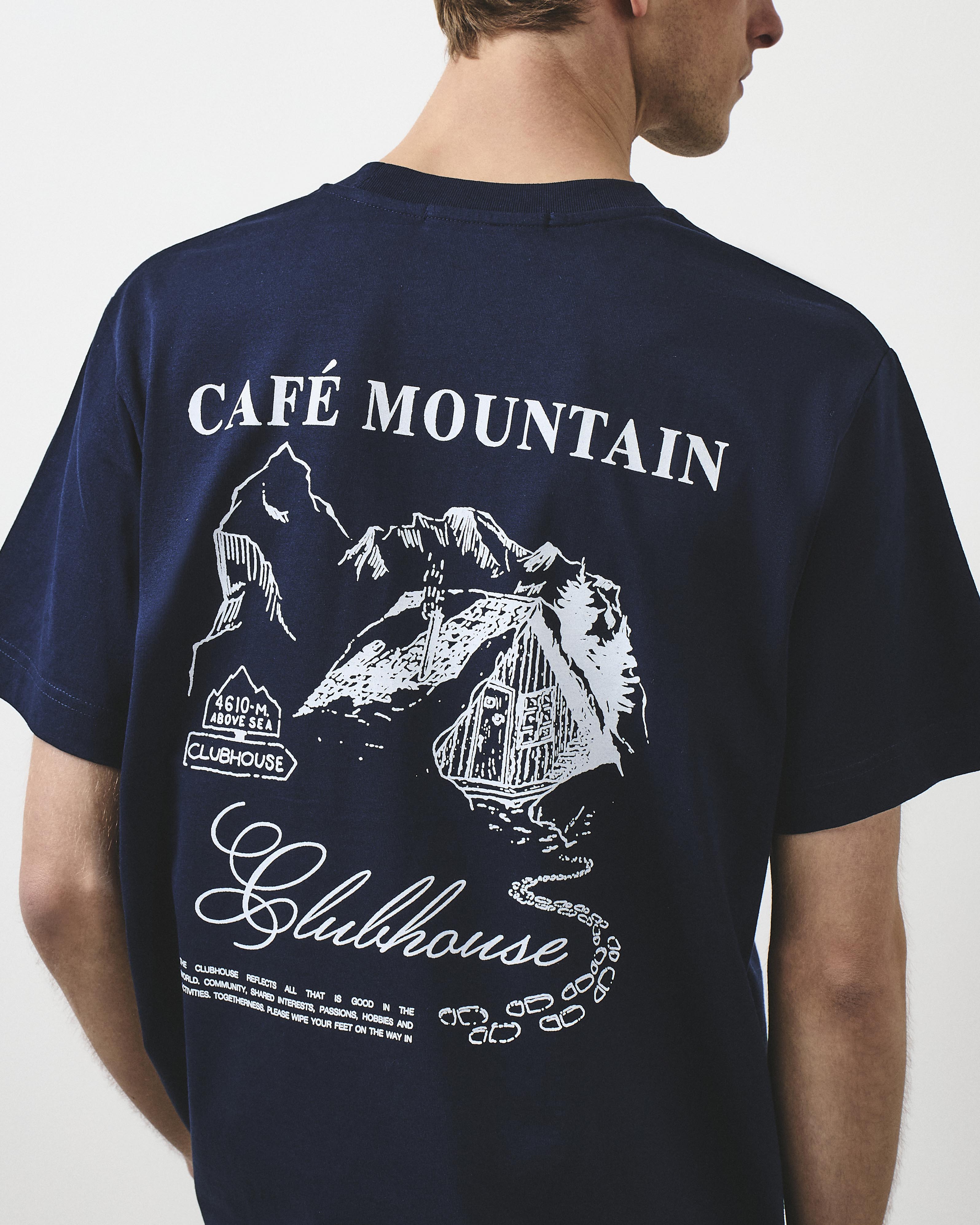 Scribble Rangey Tee - Deep Navy – Café Mountain