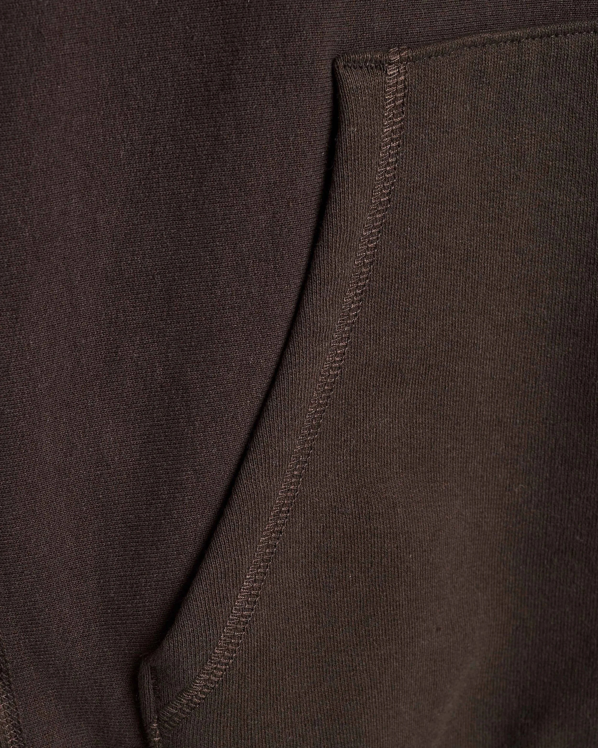 College Logo Hoody - Earth and Aubergine