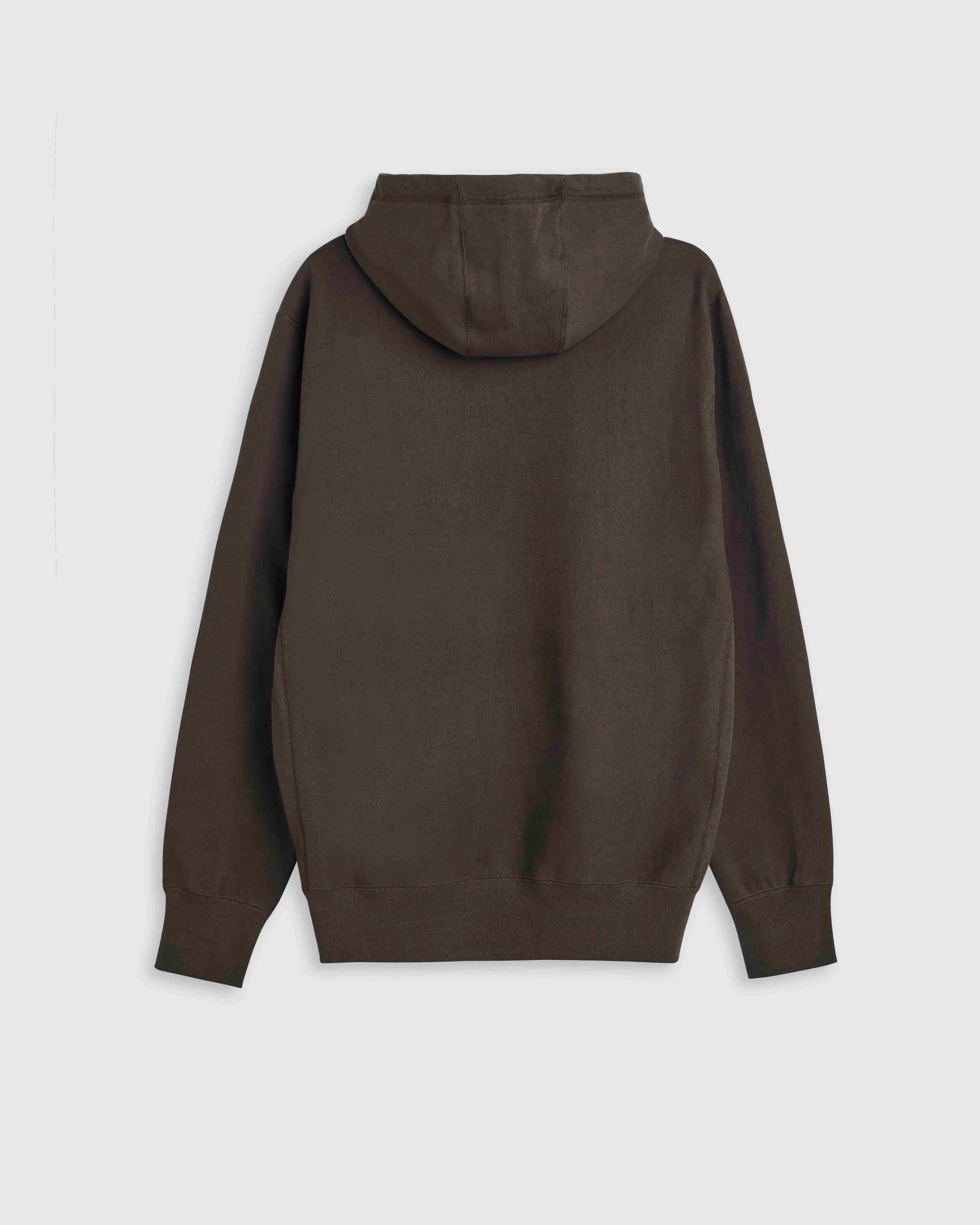 College Logo Hoody - Earth and Aubergine