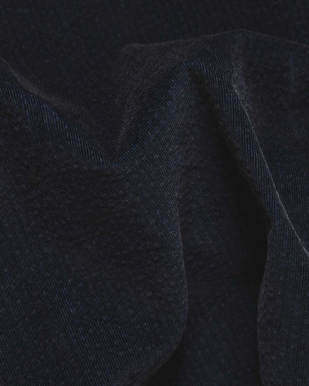 Seersucker Cord Workers Shirt - Vintage Navy