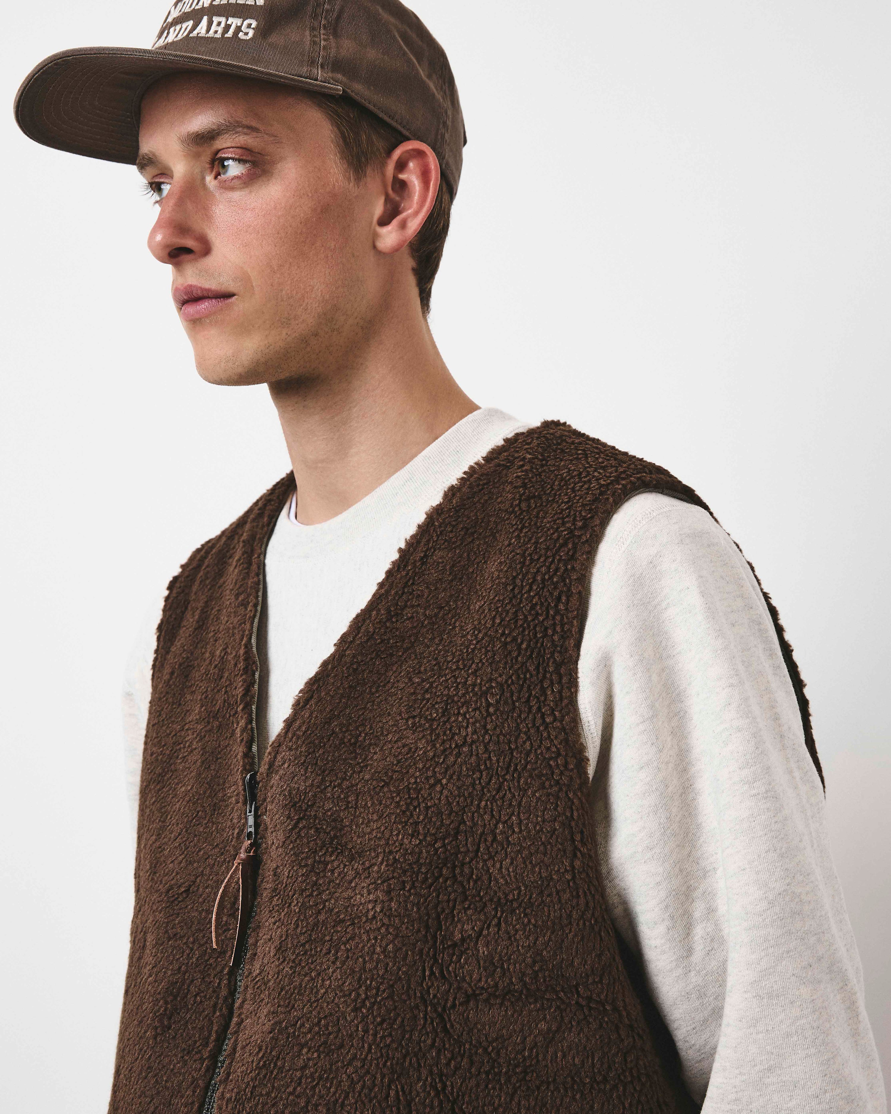 Reversible Foragers Vest - Washed Moss