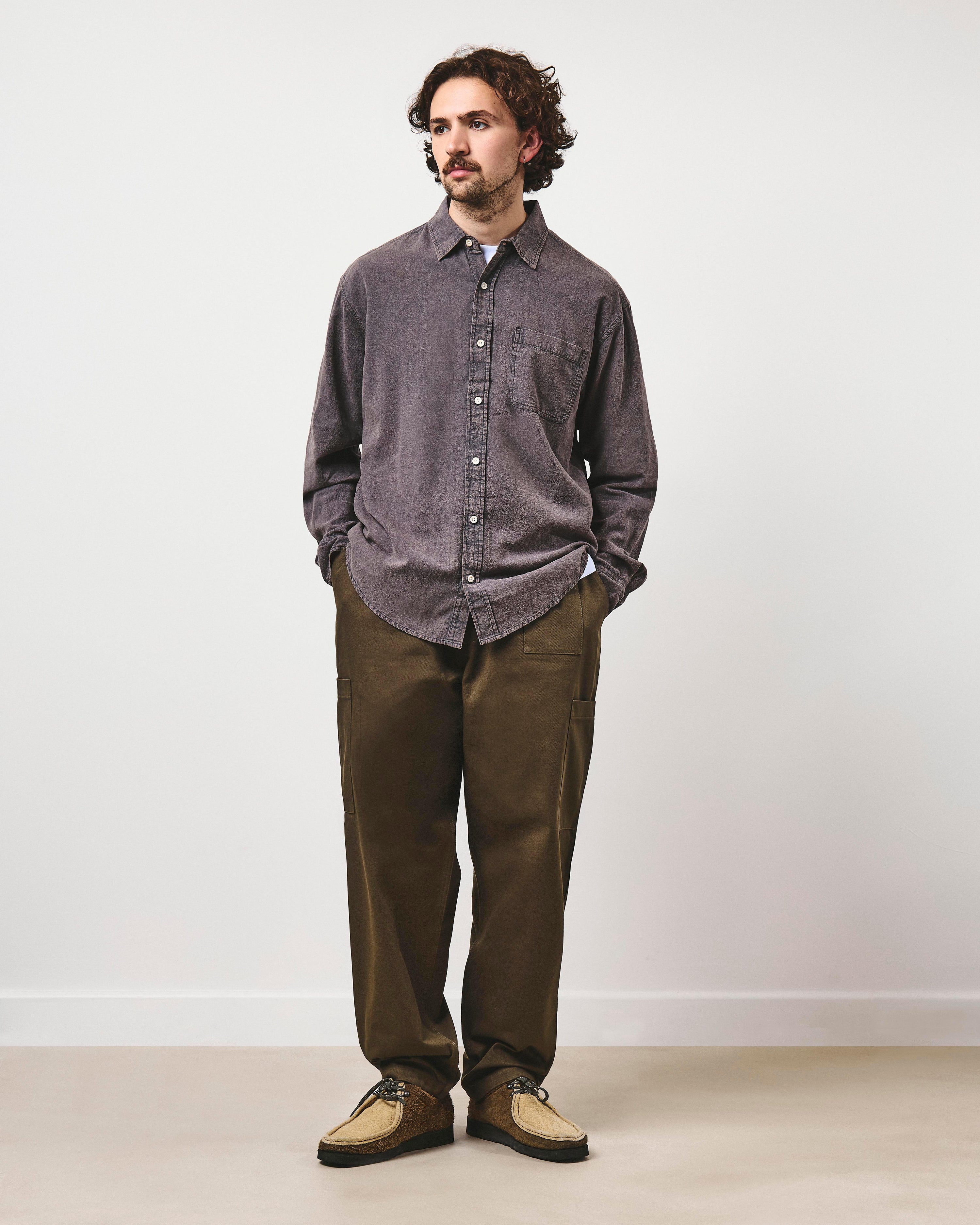 Heirloom Cotton Heritage Shirt - Washed Coal