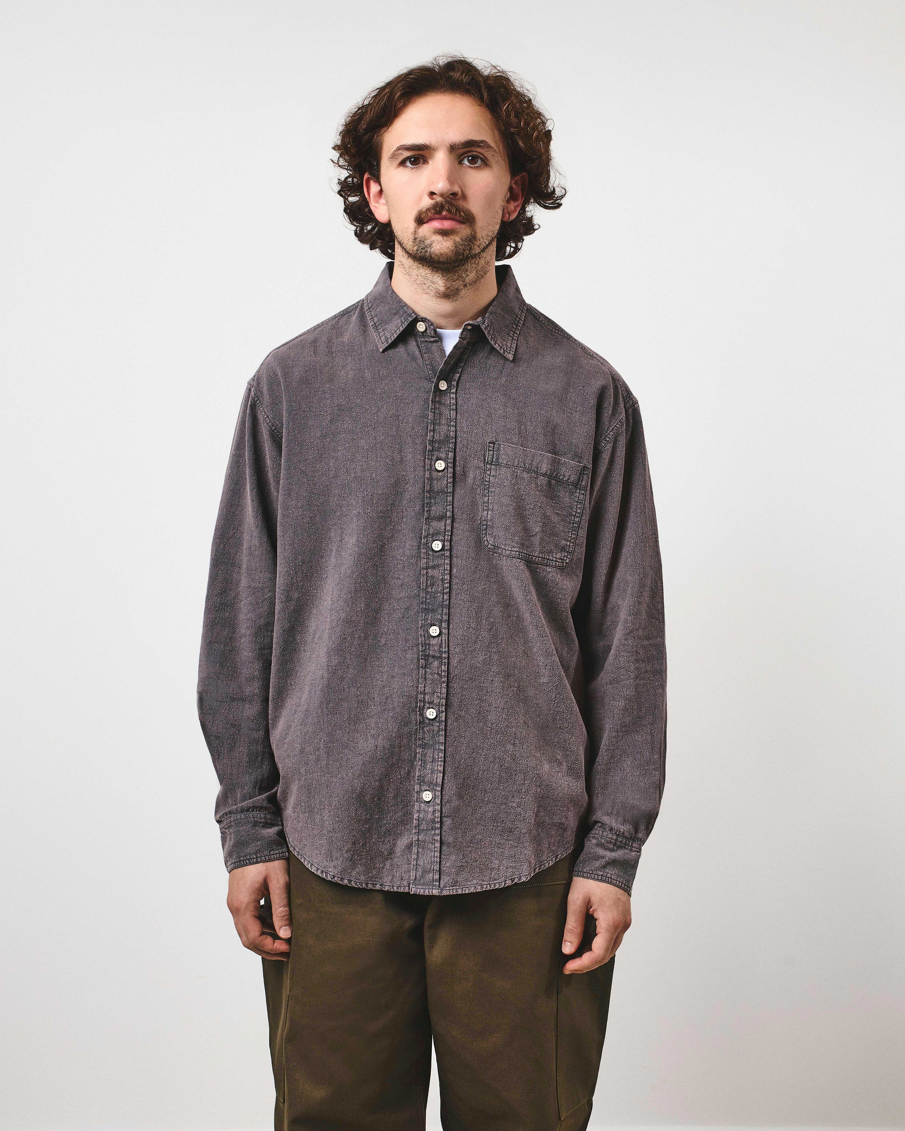 Heirloom Cotton Heritage Shirt - Washed Coal