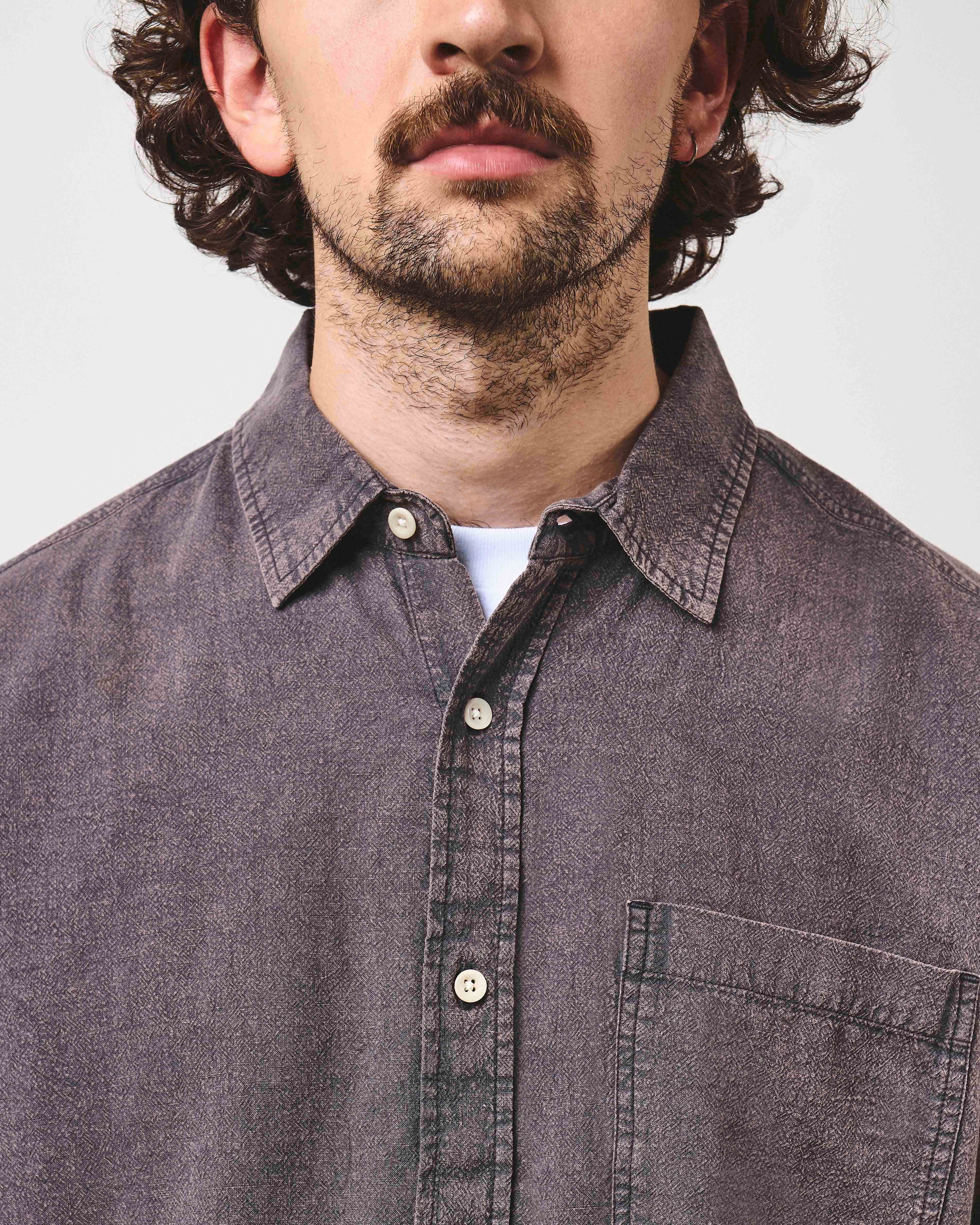 Heirloom Cotton Heritage Shirt - Washed Coal