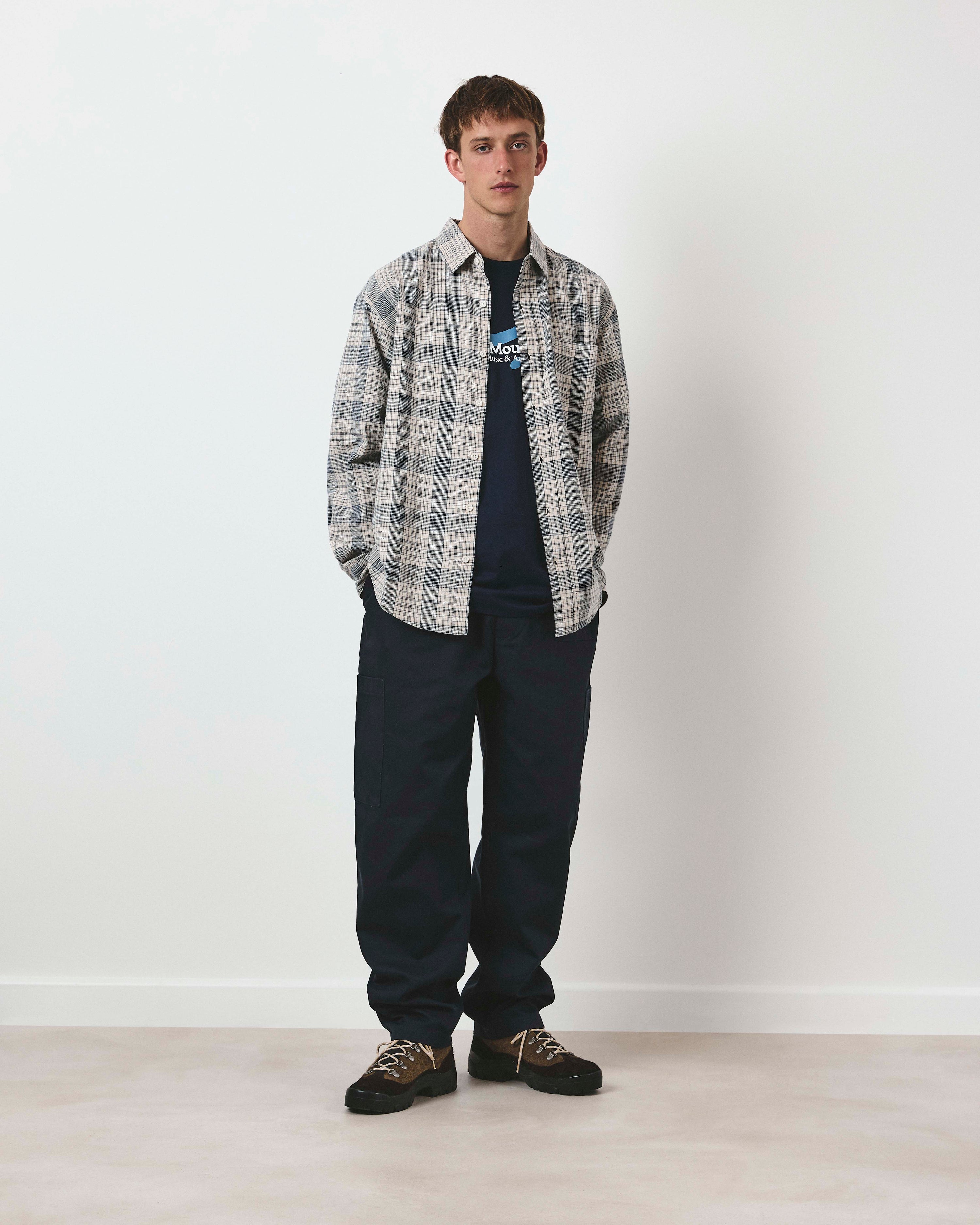 Heritage Shirt - Ecru Slub Check