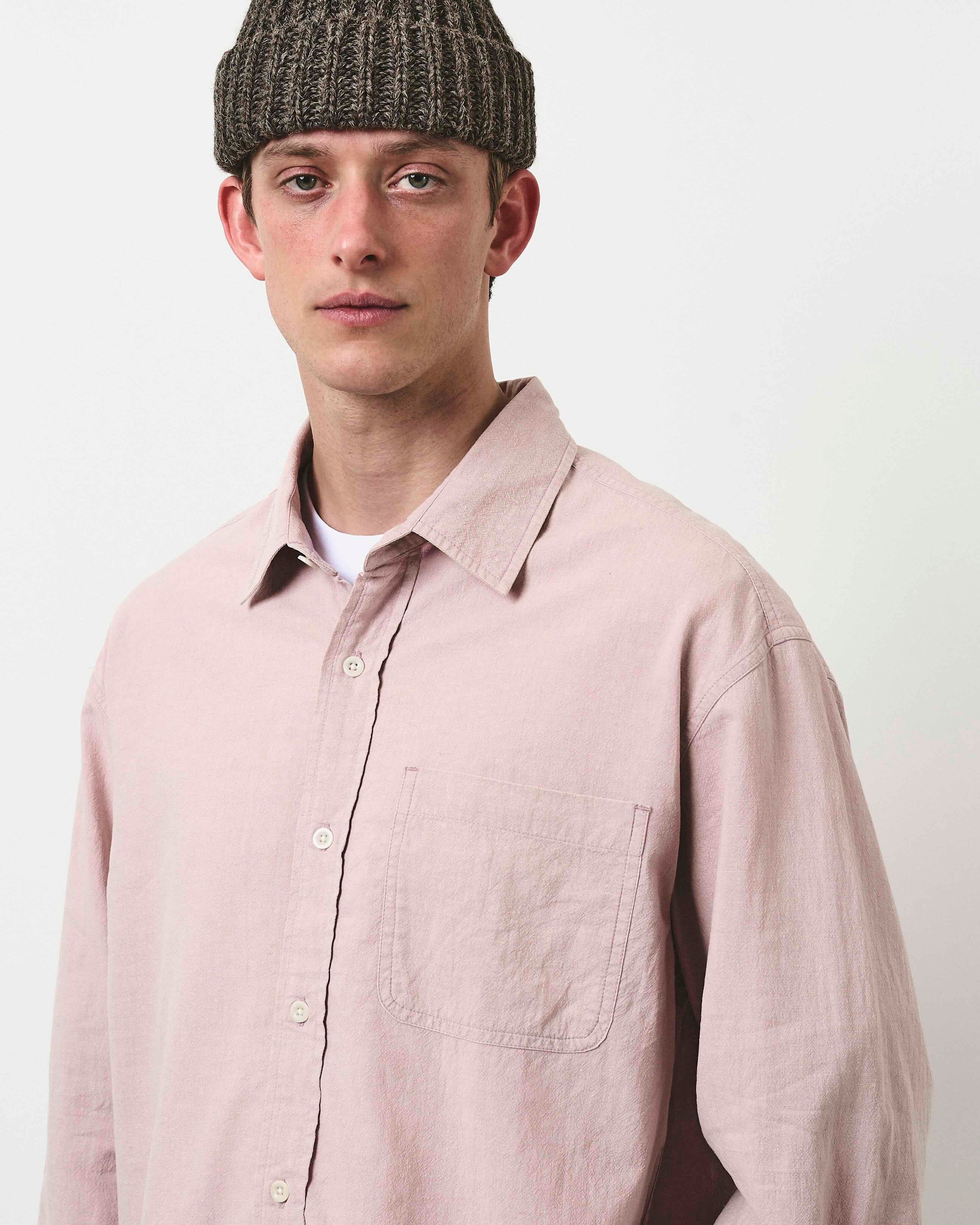 Heirloom Cotton Heritage Shirt - Washed Rose