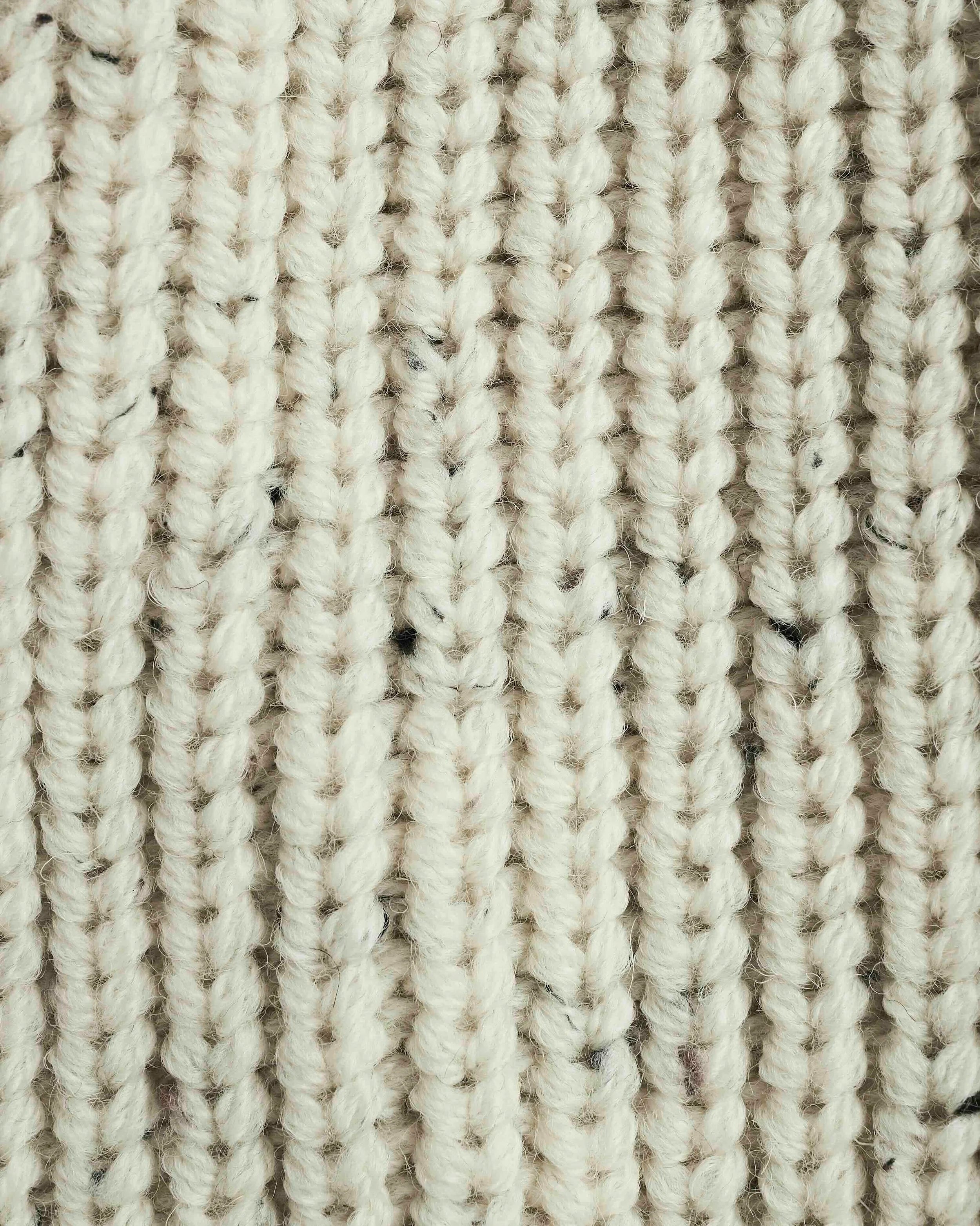 Merino Holmes Raglan Knit - Salt and Pepper