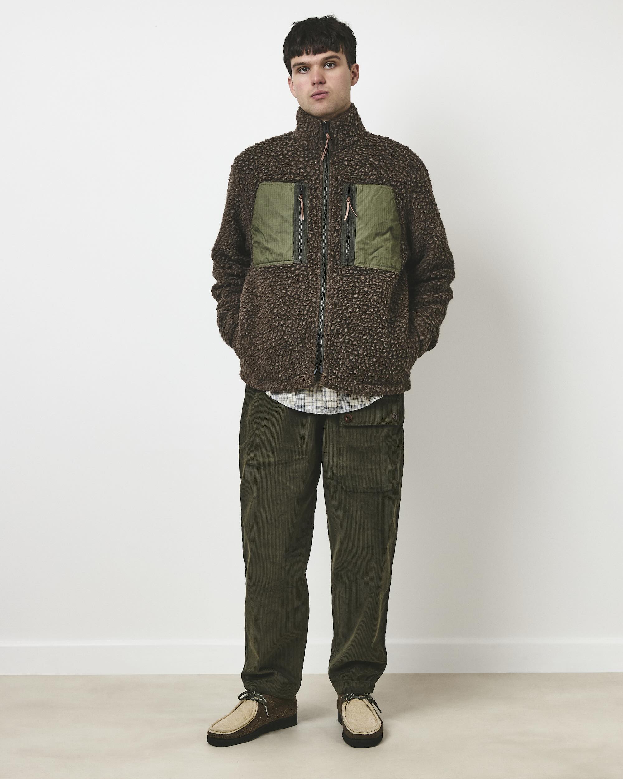 Mountain Fleece Jacket - Earth and Moss