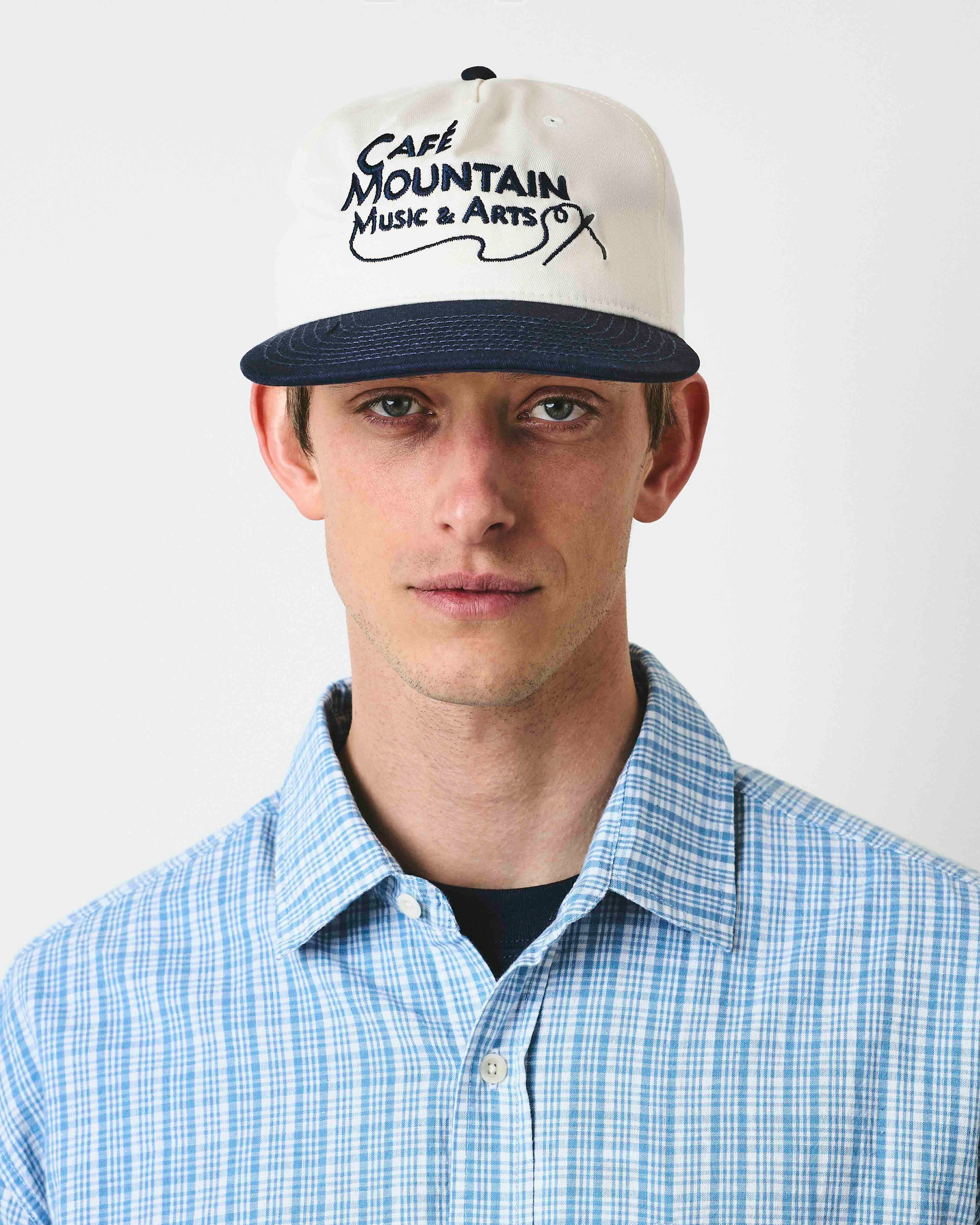Needle And Thread Two Tone Cap - Natural and Navy Dust