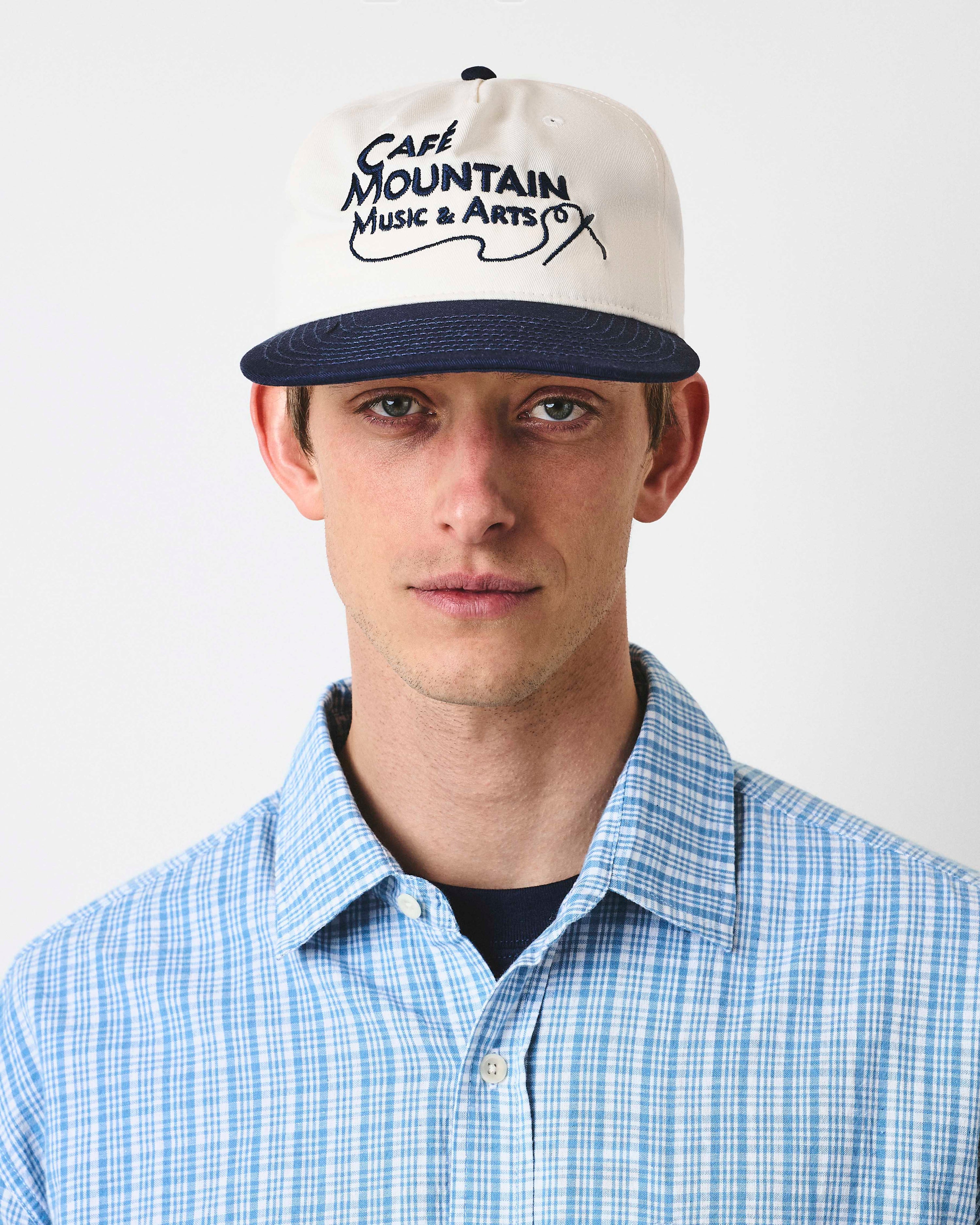 Needle And Thread Two Tone Cap - Natural and Navy Dust