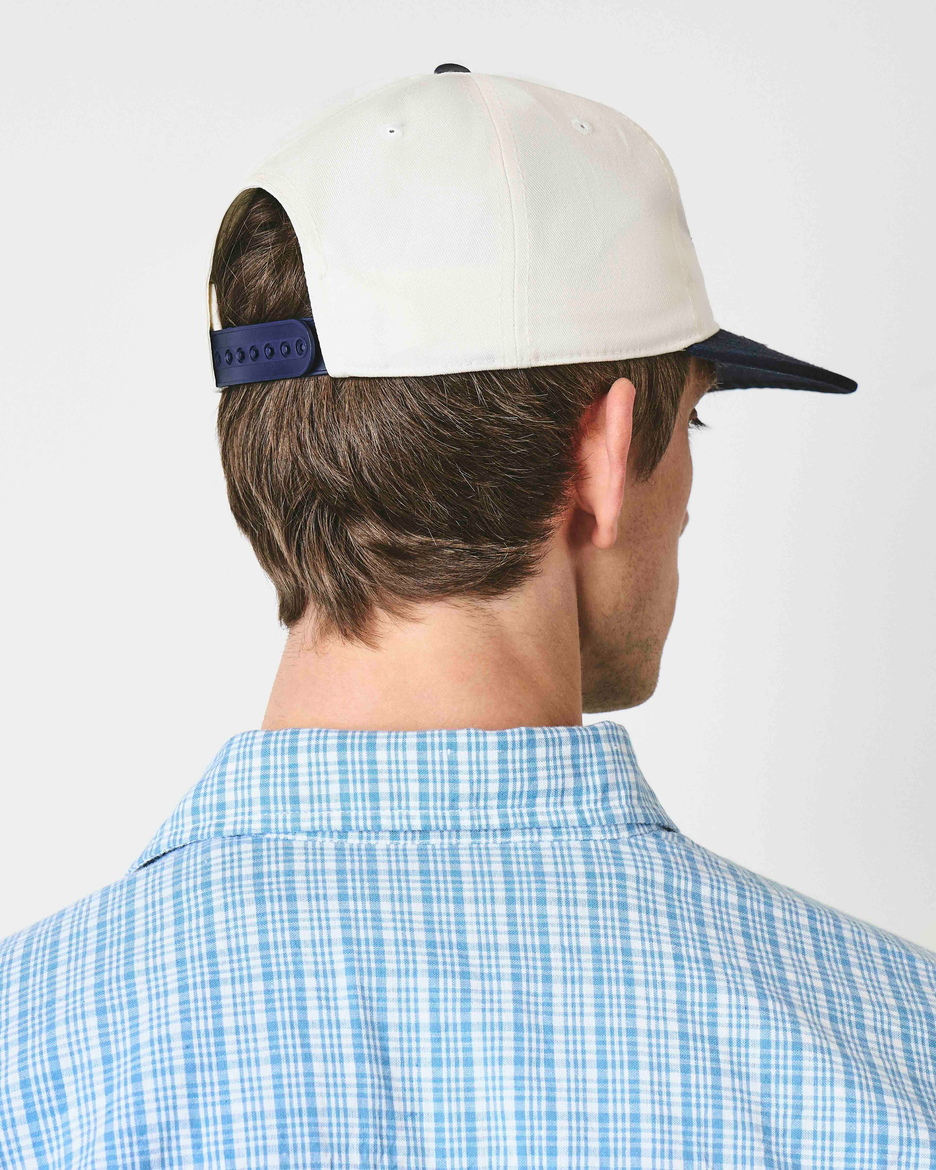 Needle And Thread Two Tone Cap - Natural and Navy Dust