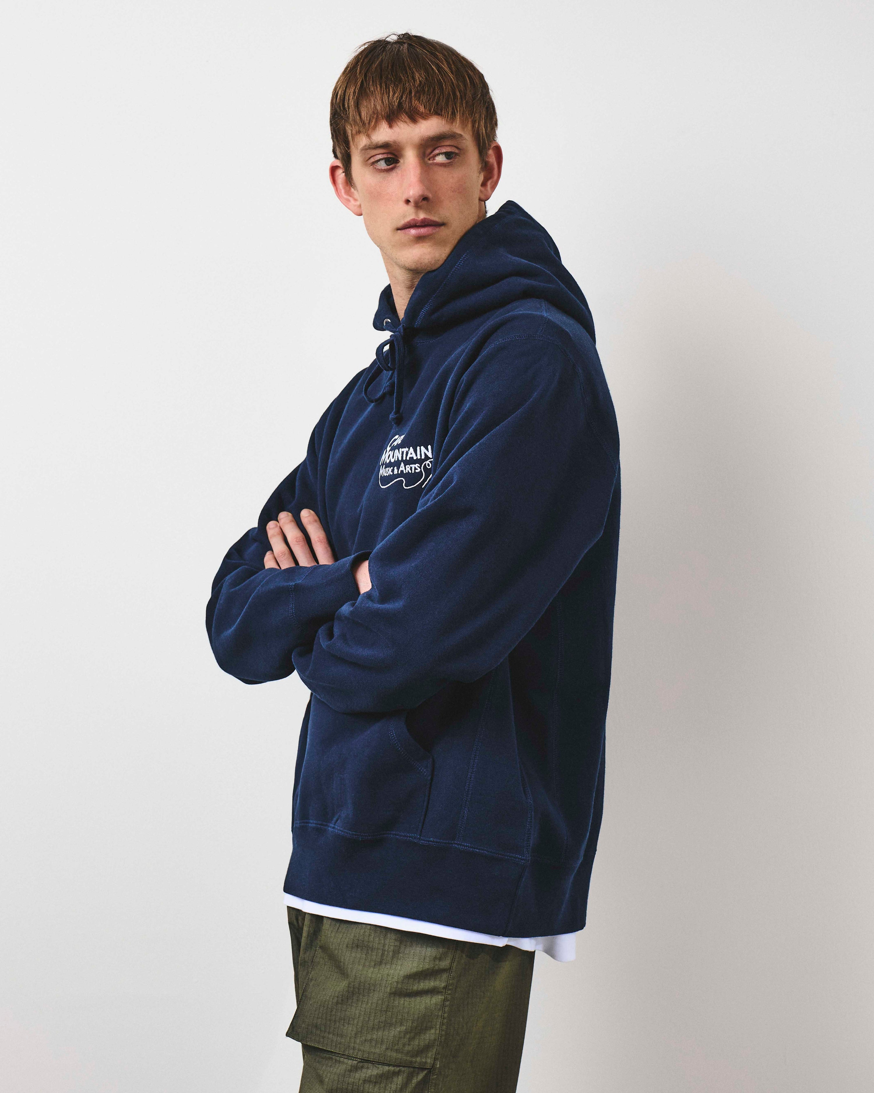 Needle And Thread Hoody - Deep Navy and Natural