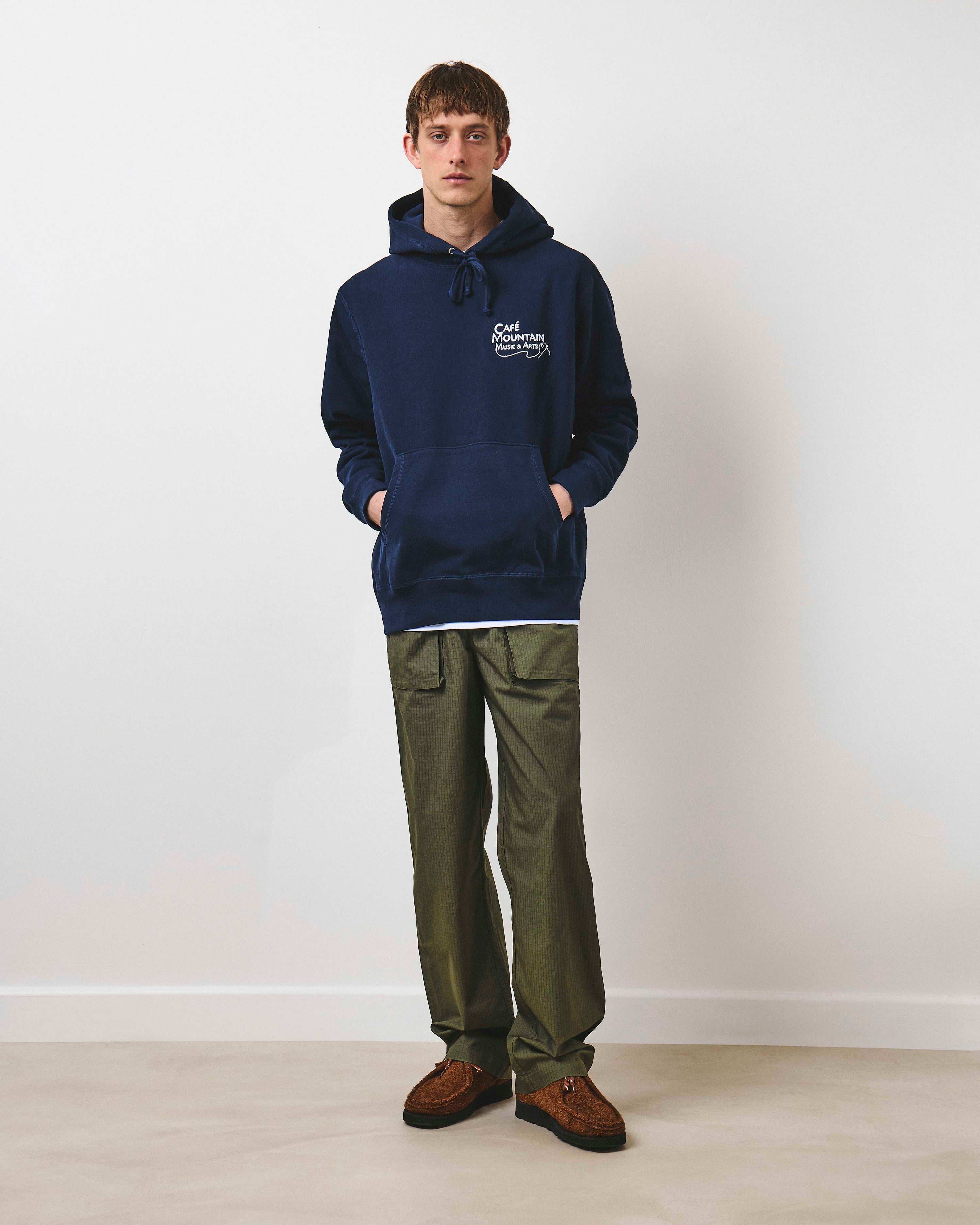 Needle And Thread Hoody - Deep Navy and Natural
