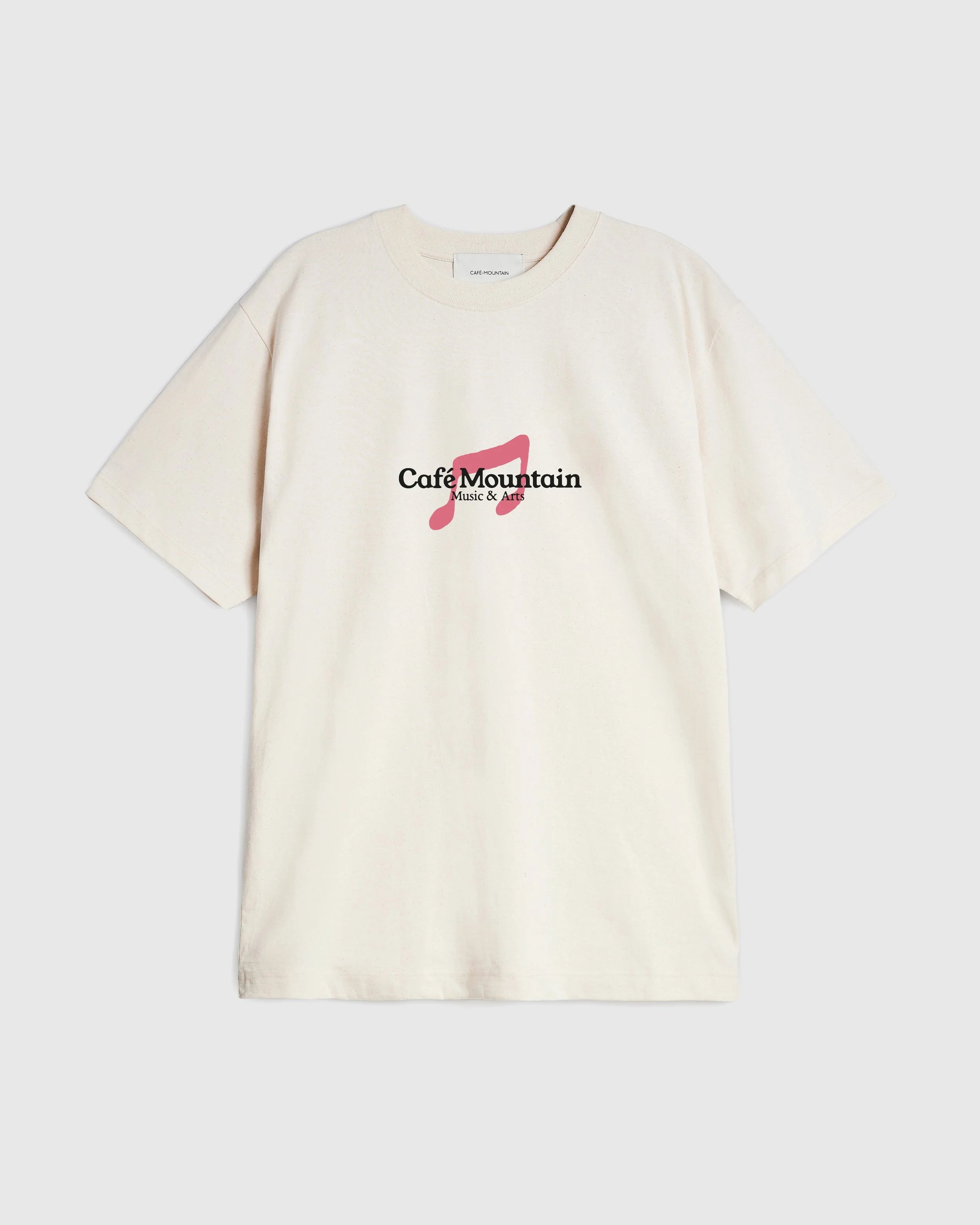 Note Tee - Vintage Ivory and Lupin